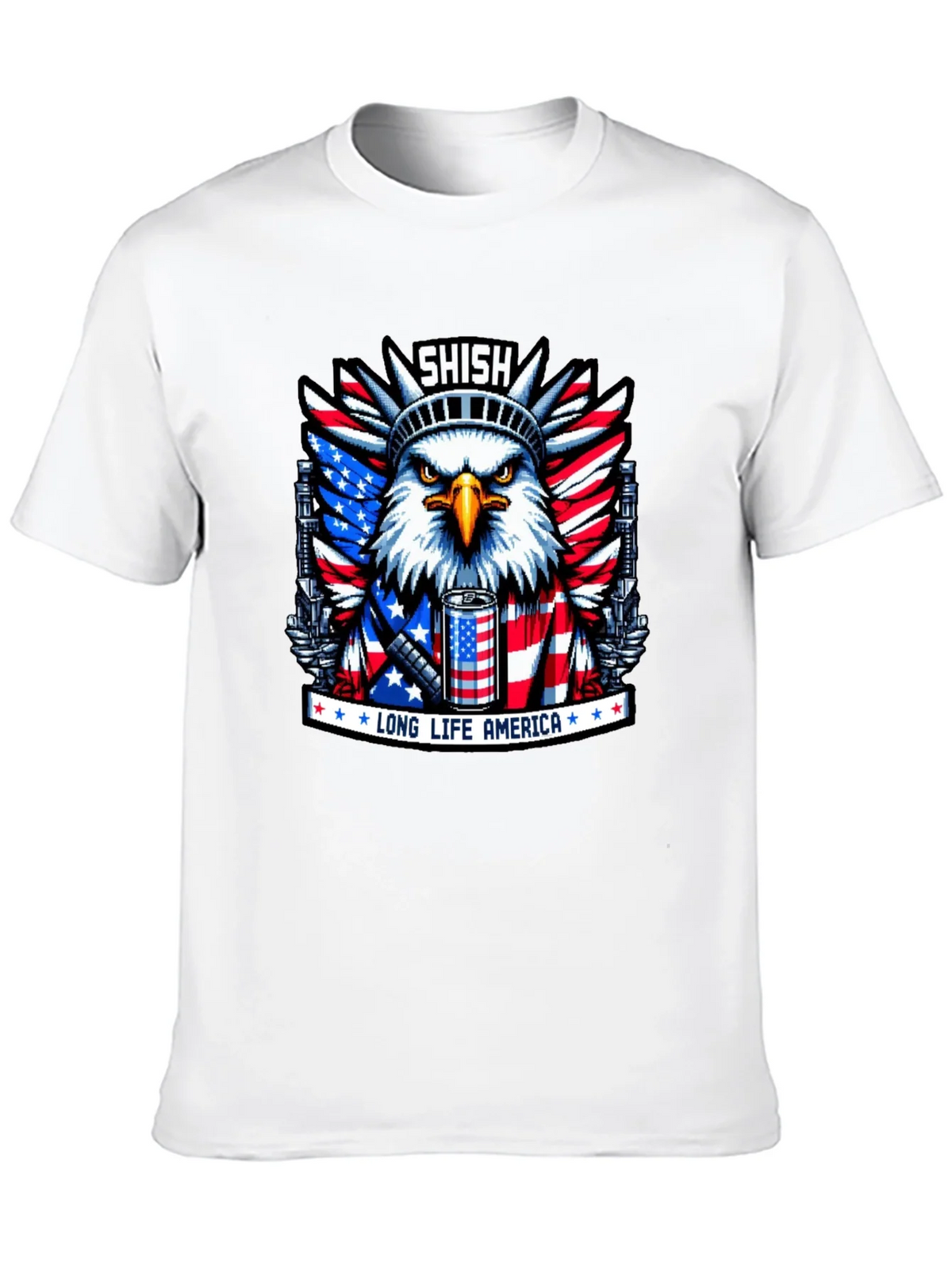 Shish Long Life America Eagle T-Shirt product image 9