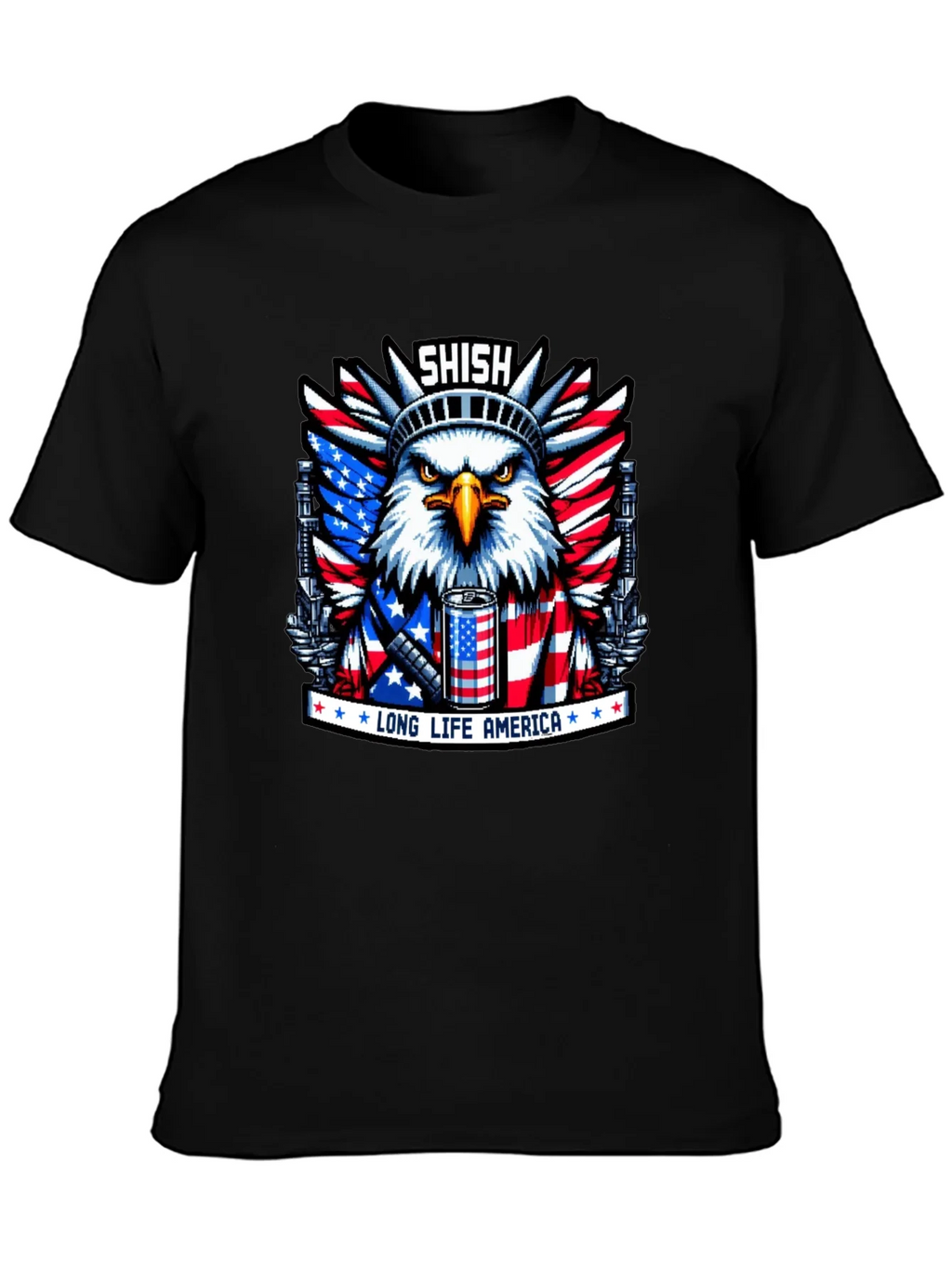 Shish Long Life America Eagle T-Shirt product image 3