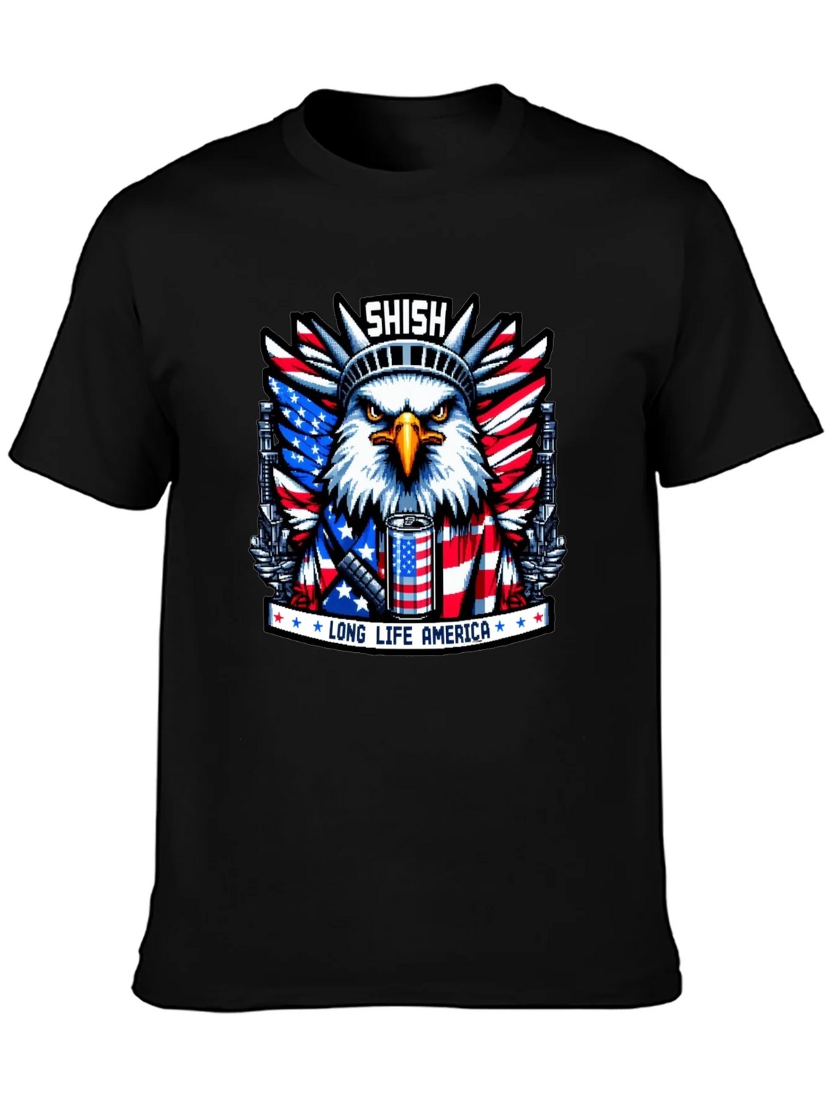Shish Long Life America Eagle T-Shirt product image 3
