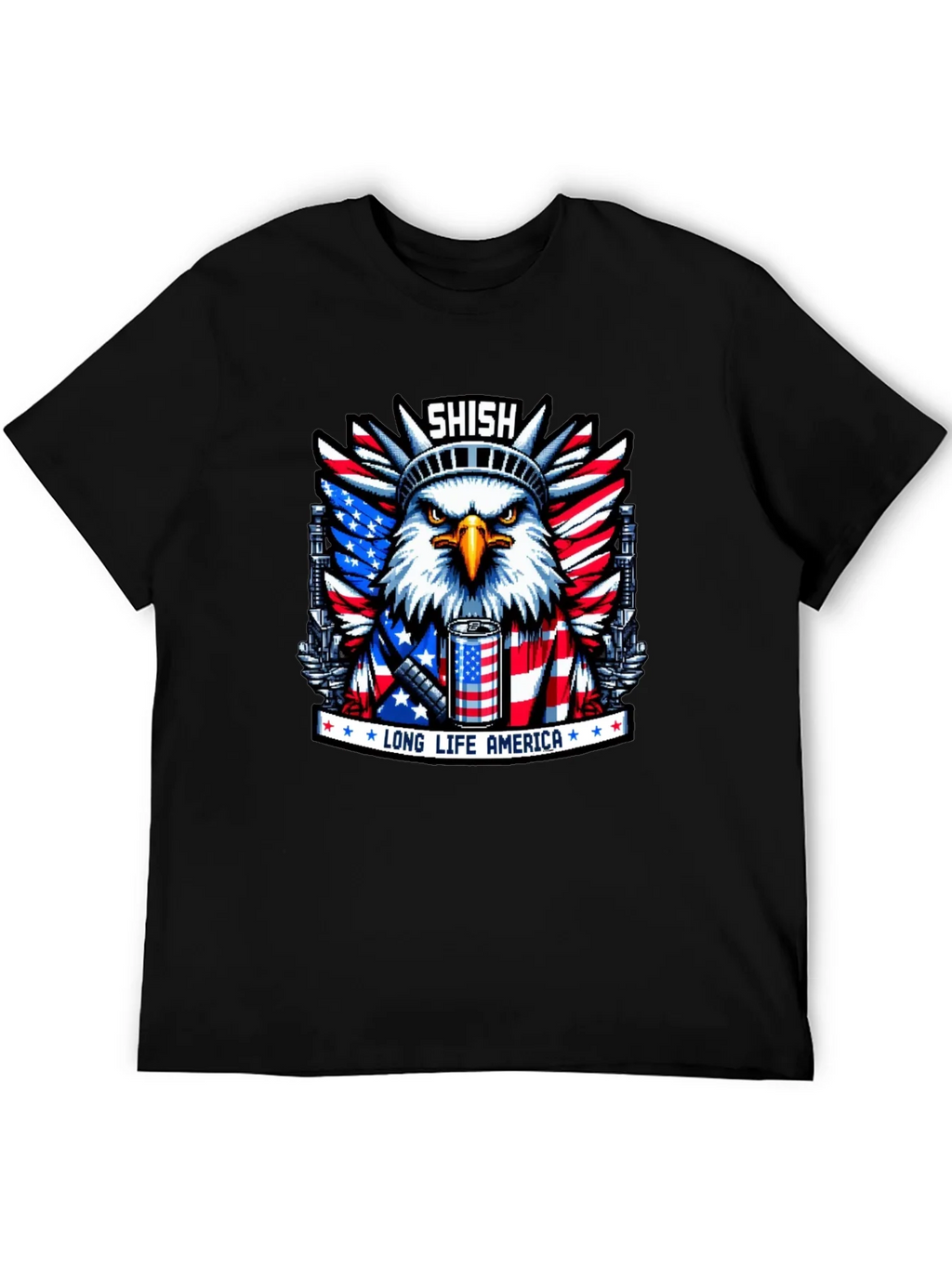 Shish Long Life America Eagle T-Shirt product image 5