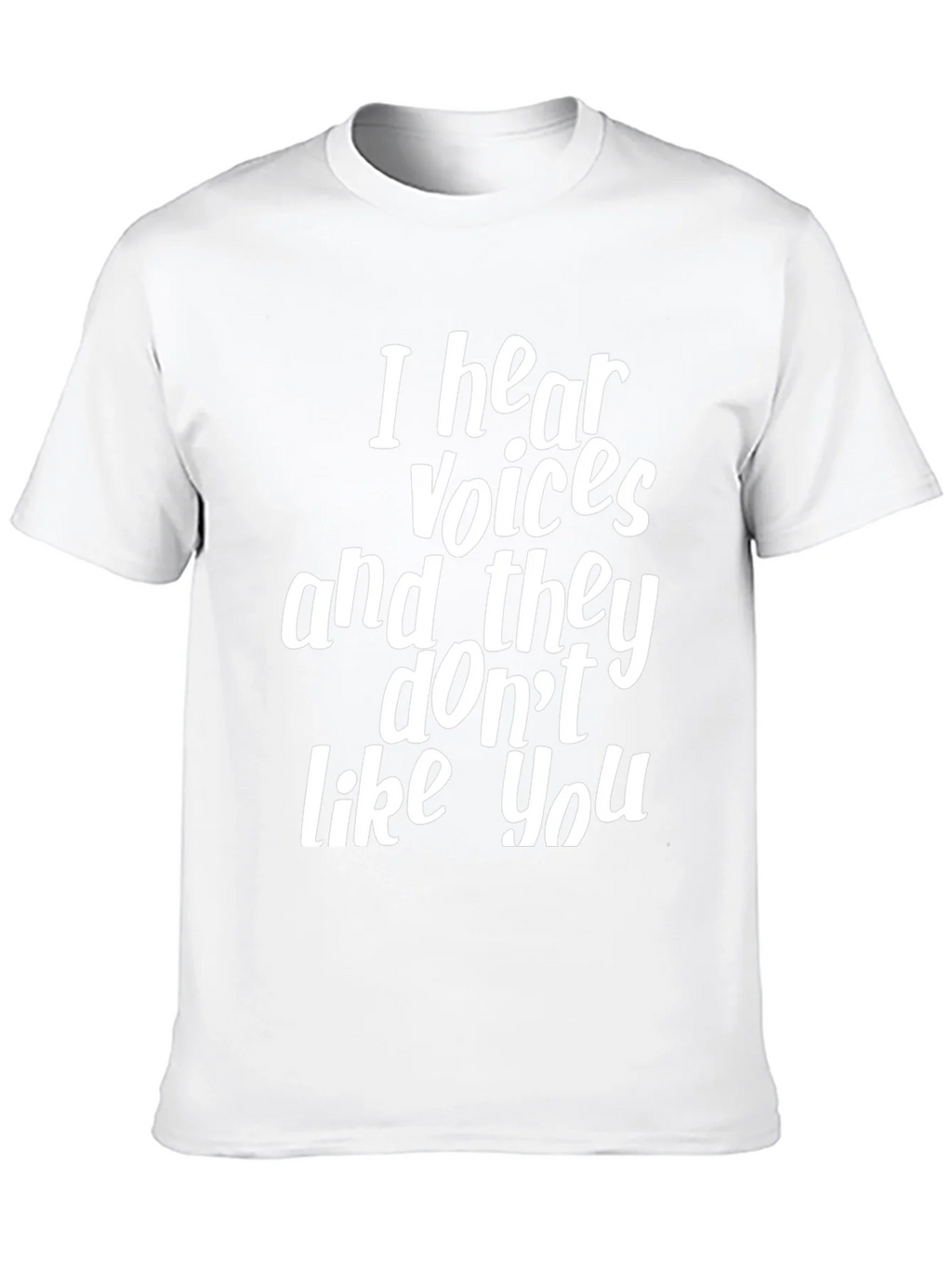 Funny I Hear Voices Graphic Tee - Black product image 9