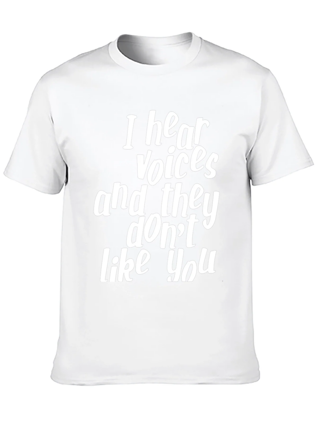 Funny I Hear Voices Graphic Tee - Black product image 9