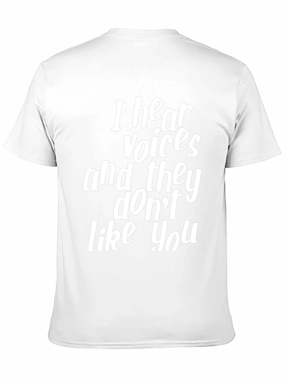 Funny I Hear Voices Graphic Tee - Black product image 10