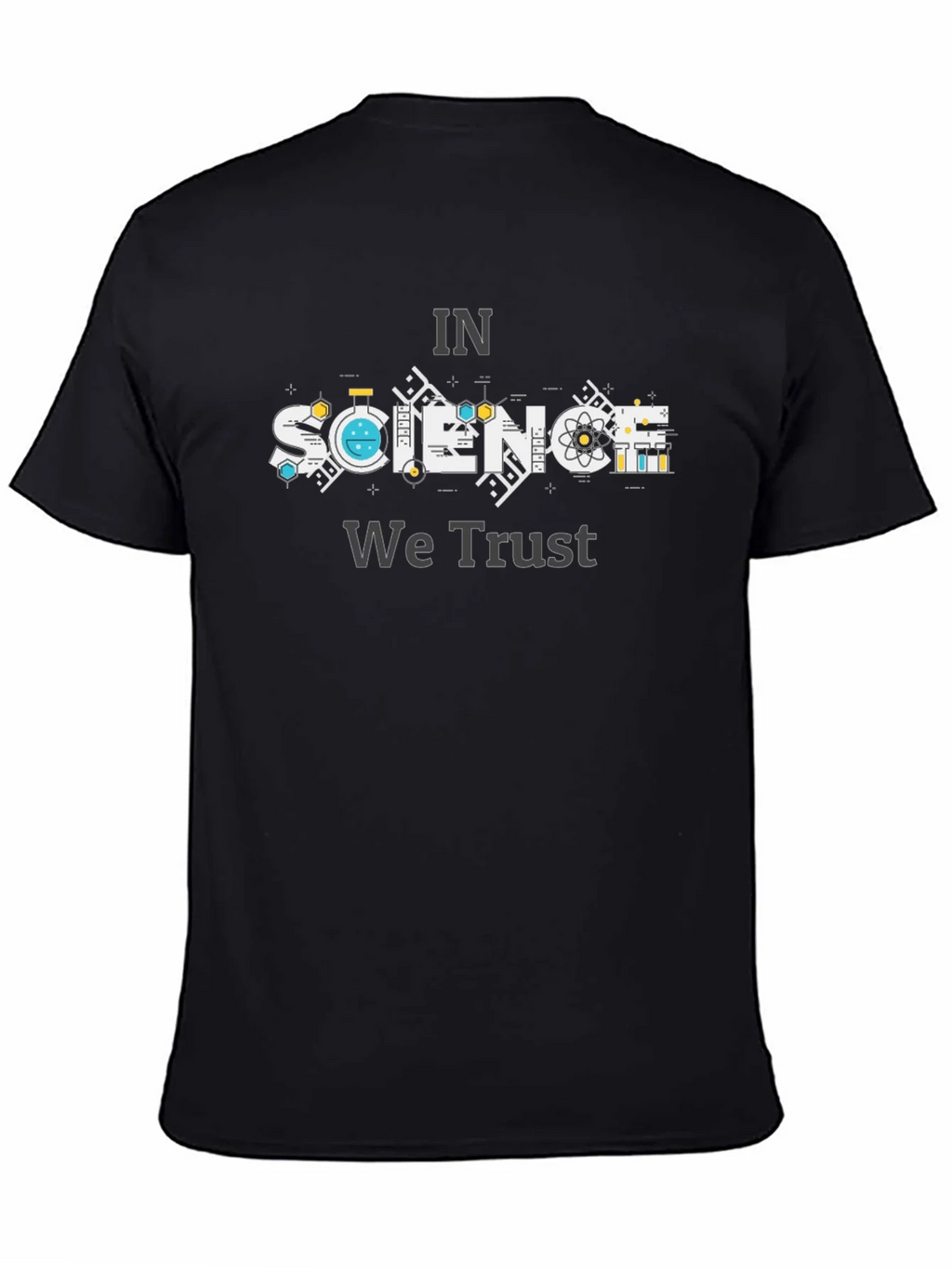 In Science We Trust T-Shirt - Black product image 4