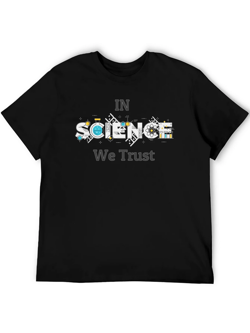 In Science We Trust T-Shirt - Black product image 5