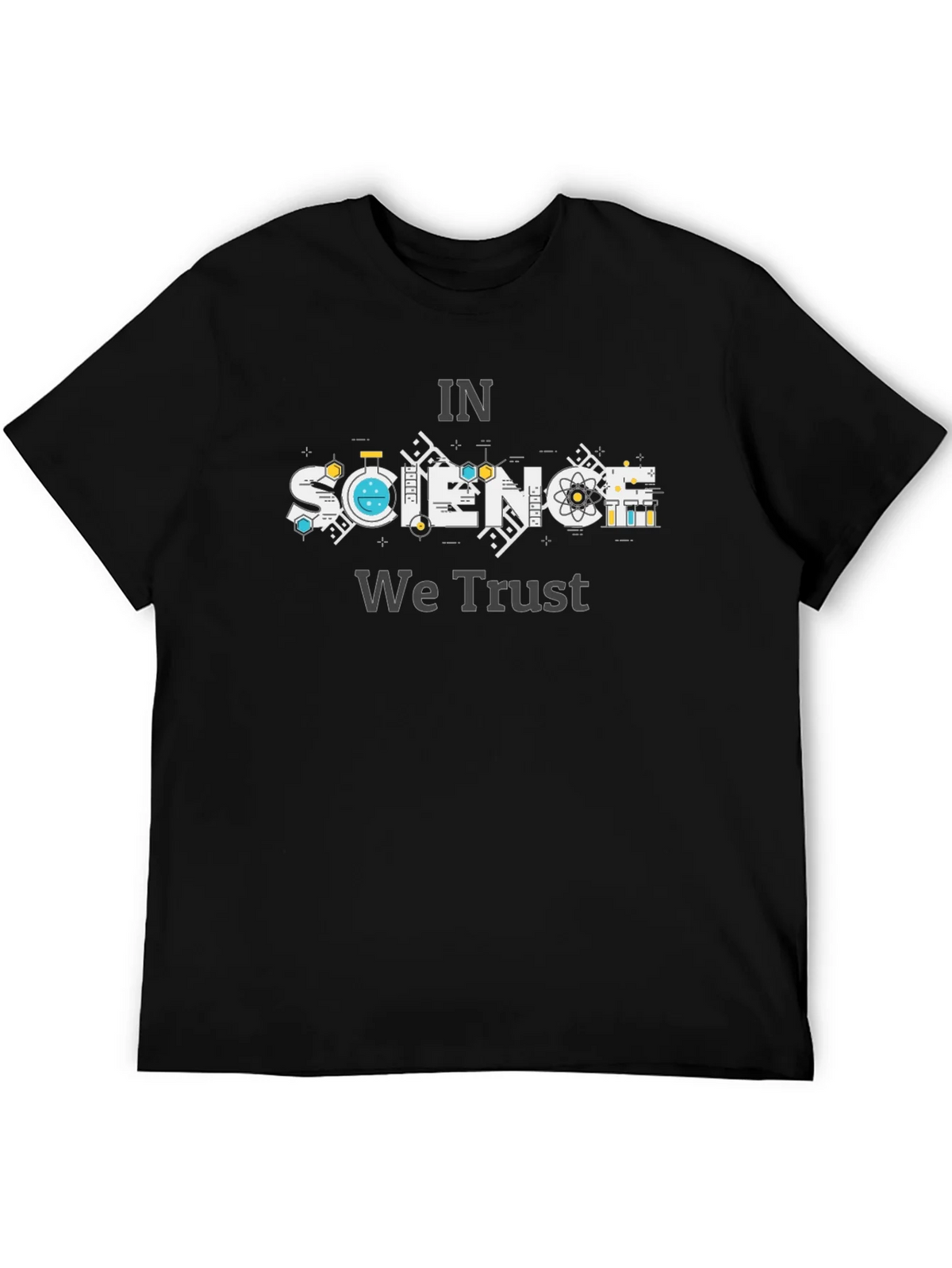 In Science We Trust T-Shirt - Black product image 5