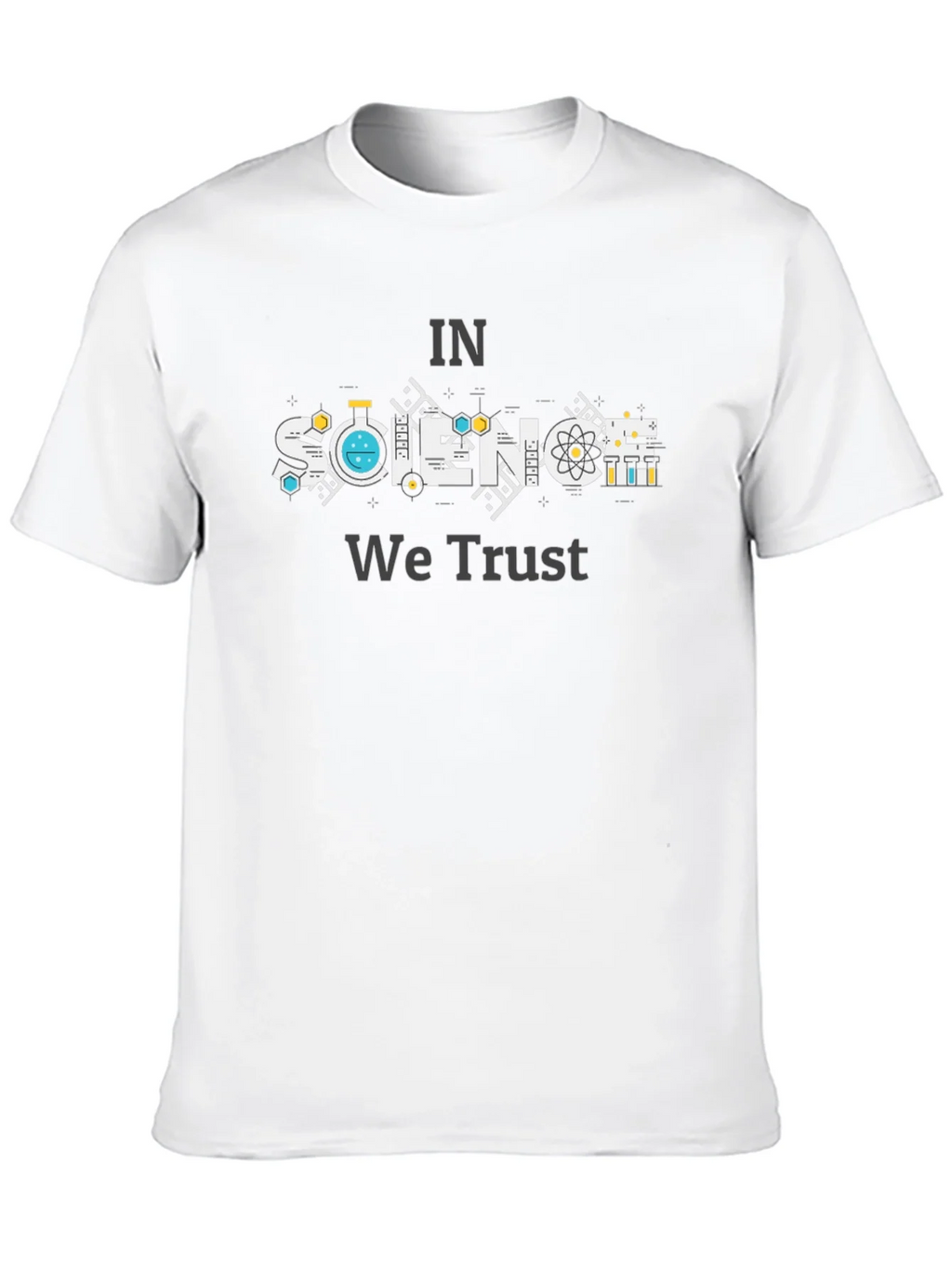 In Science We Trust T-Shirt - Black product image 9