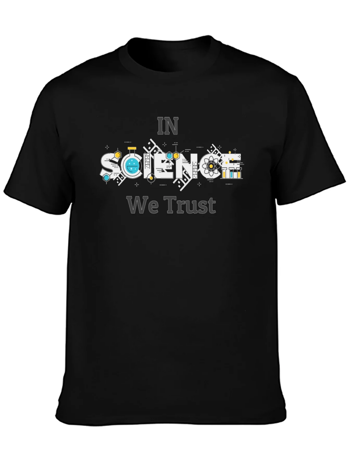 In Science We Trust T-Shirt - Black product image 3
