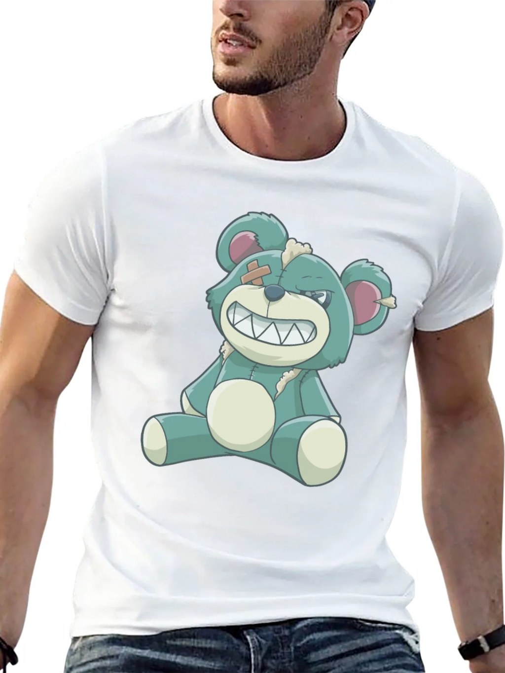 Grin Bear T-Shirt - Black product image 12