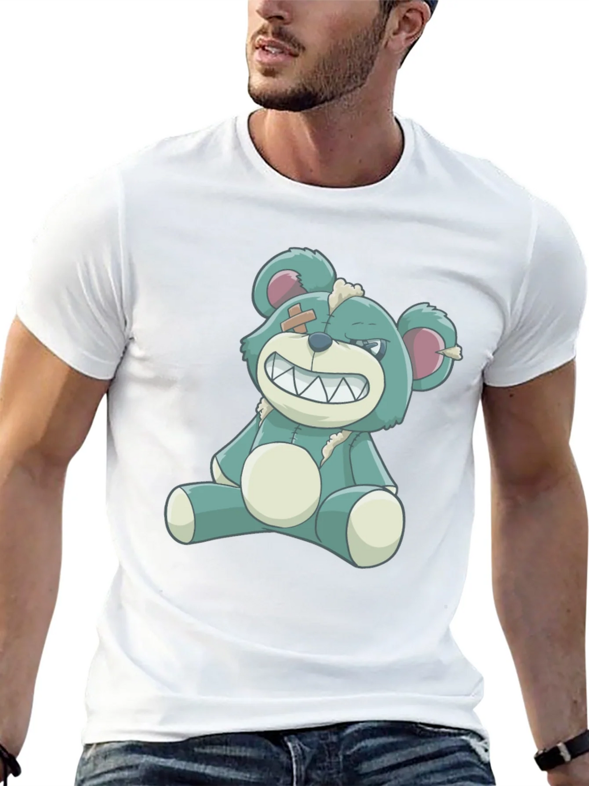 Grin Bear T-Shirt - Black product image 12