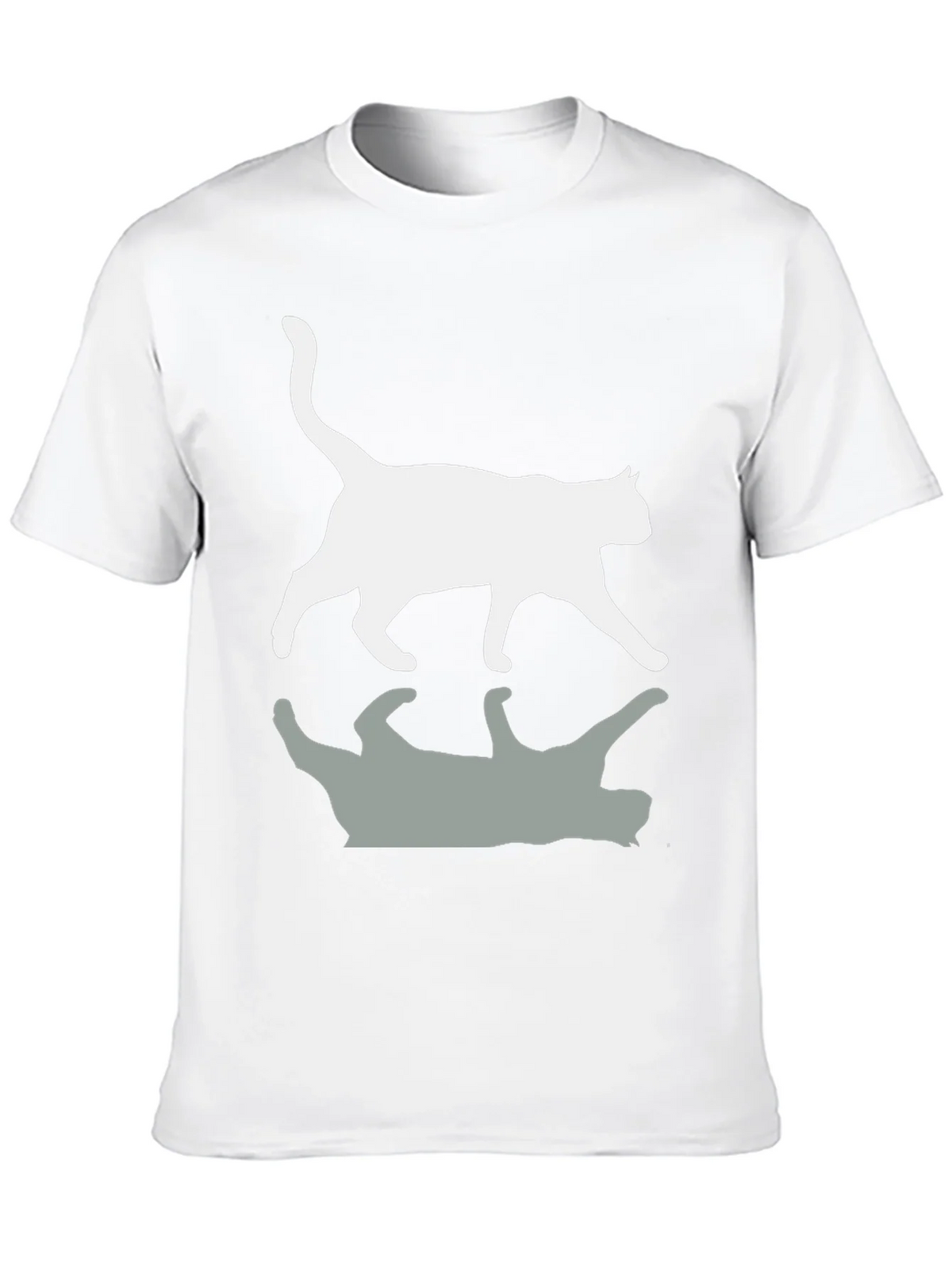 Cool Cat Reflection Graphic T-Shirt product image 9