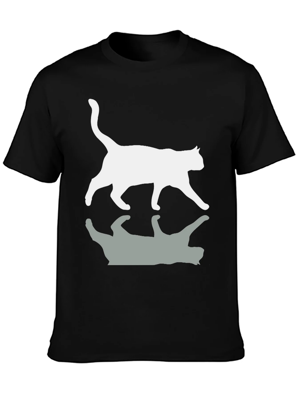 Cool Cat Reflection Graphic T-Shirt product image 3