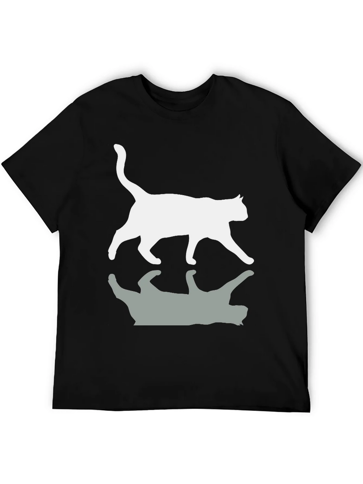 Cool Cat Reflection Graphic T-Shirt product image 5