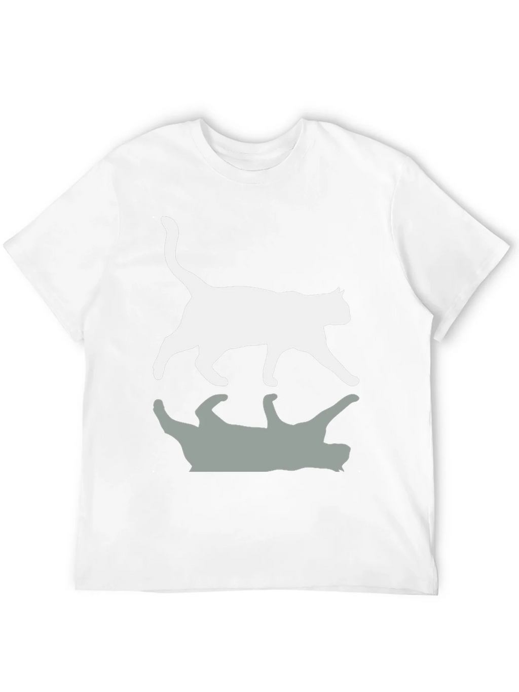 Cool Cat Reflection Graphic T-Shirt product image 11