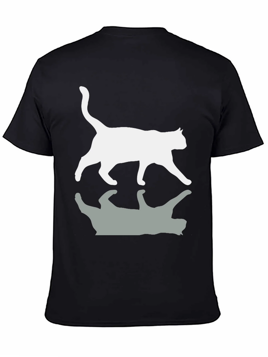 Cool Cat Reflection Graphic T-Shirt product image 4