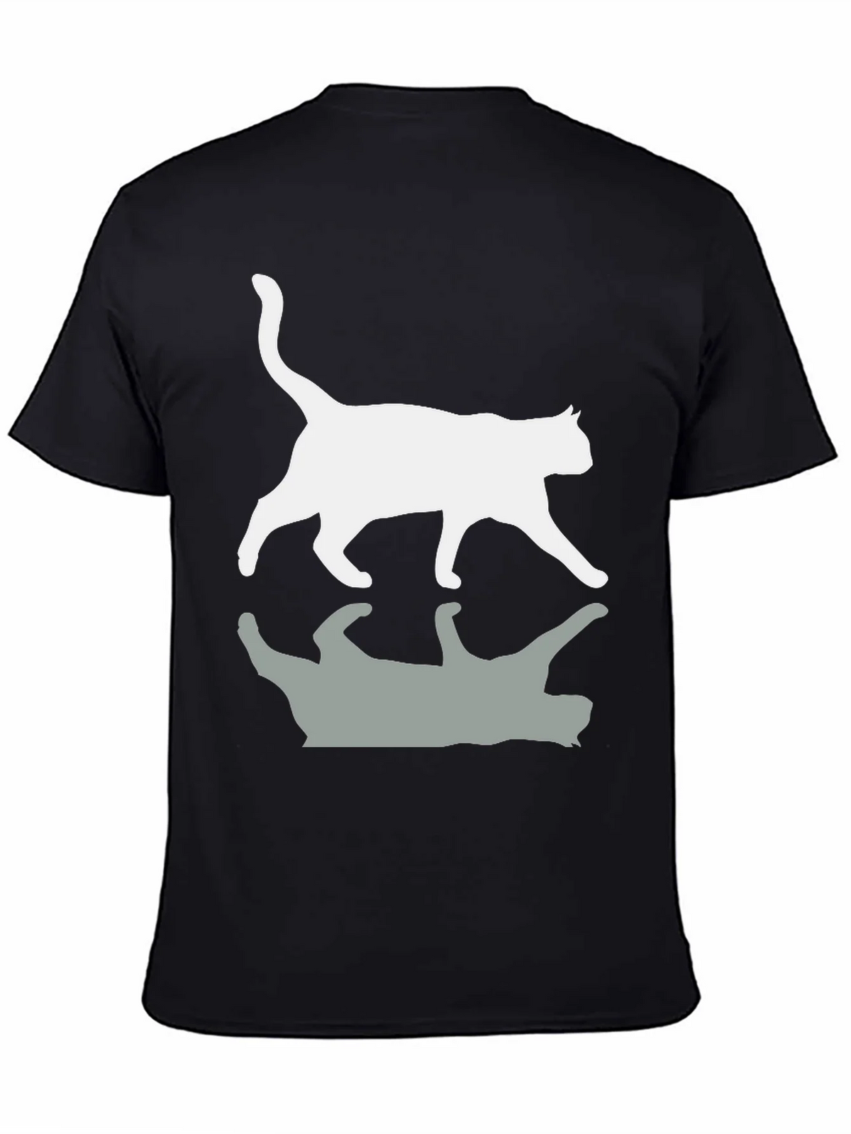 Cool Cat Reflection Graphic T-Shirt product image 4