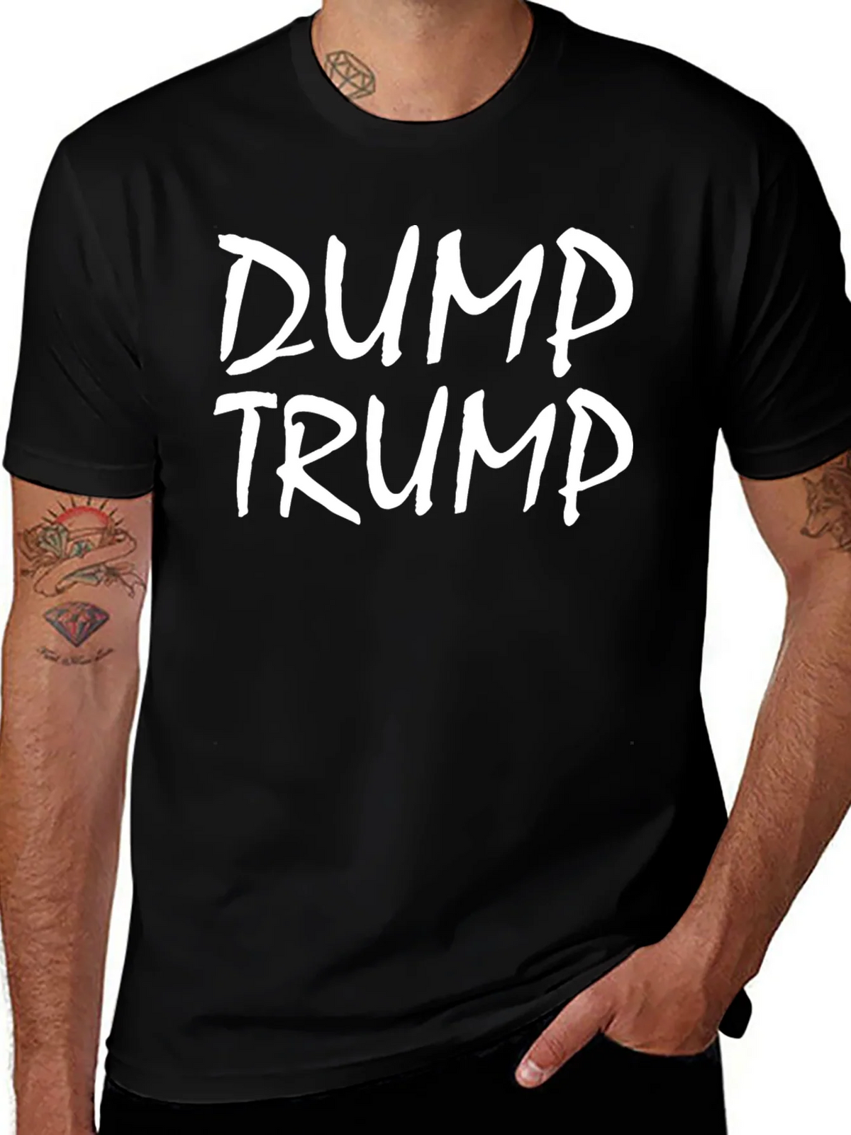 Dump Trump Graphic Tee - Political Statement product image 1