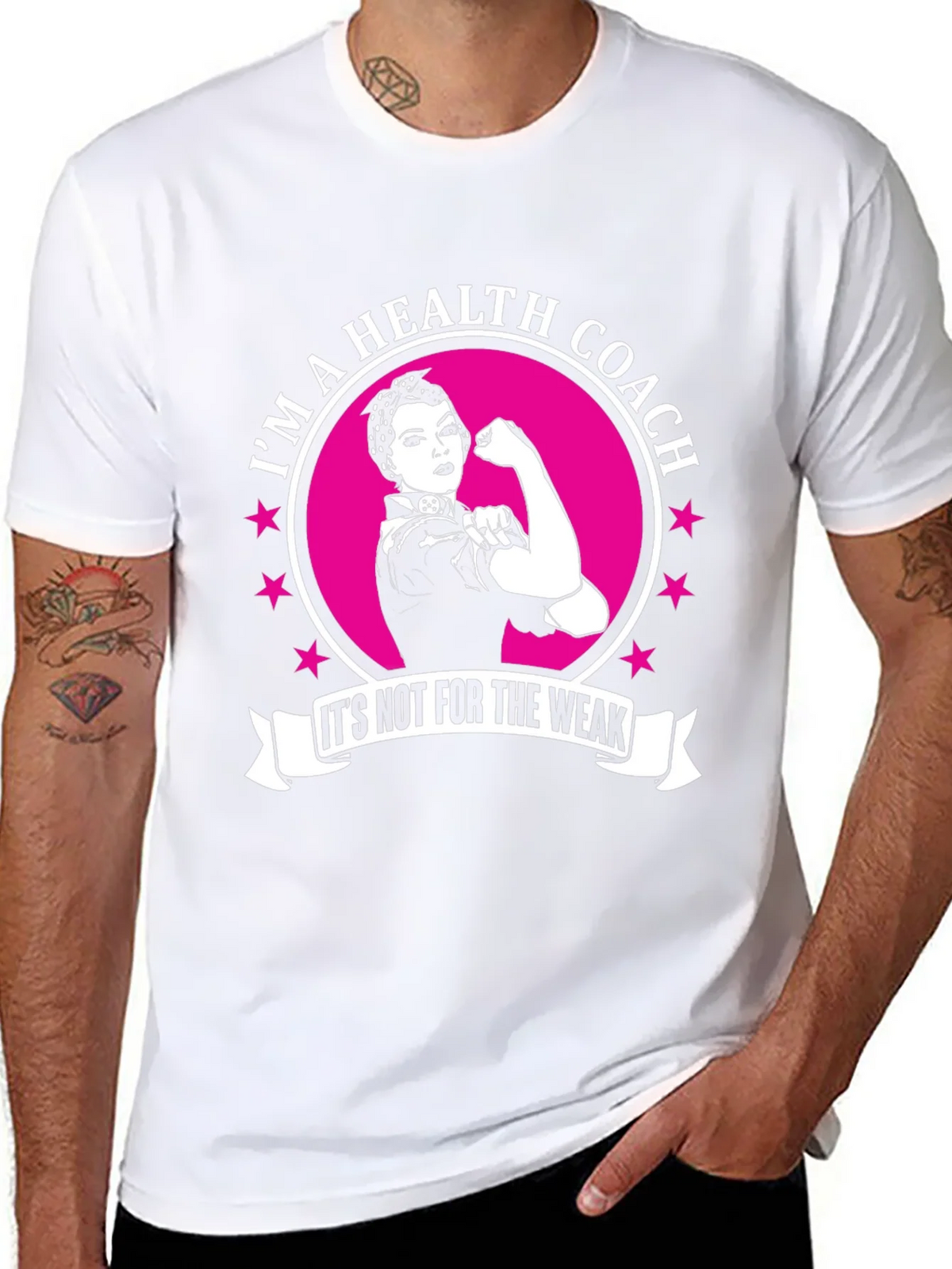 Im a Health Coach T-Shirt - Motivational Design product image 7