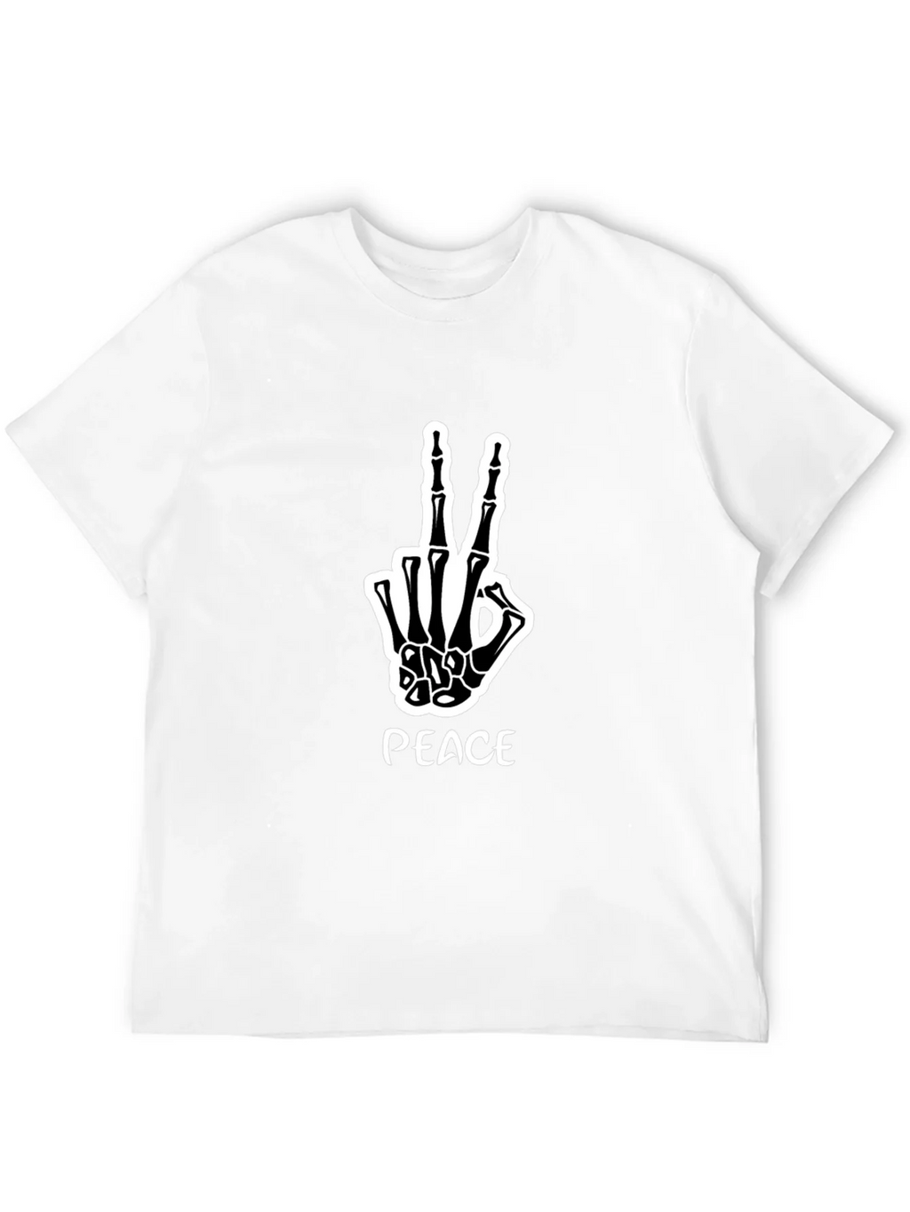 Peace Skeleton Hand Graphic Tee product image 11