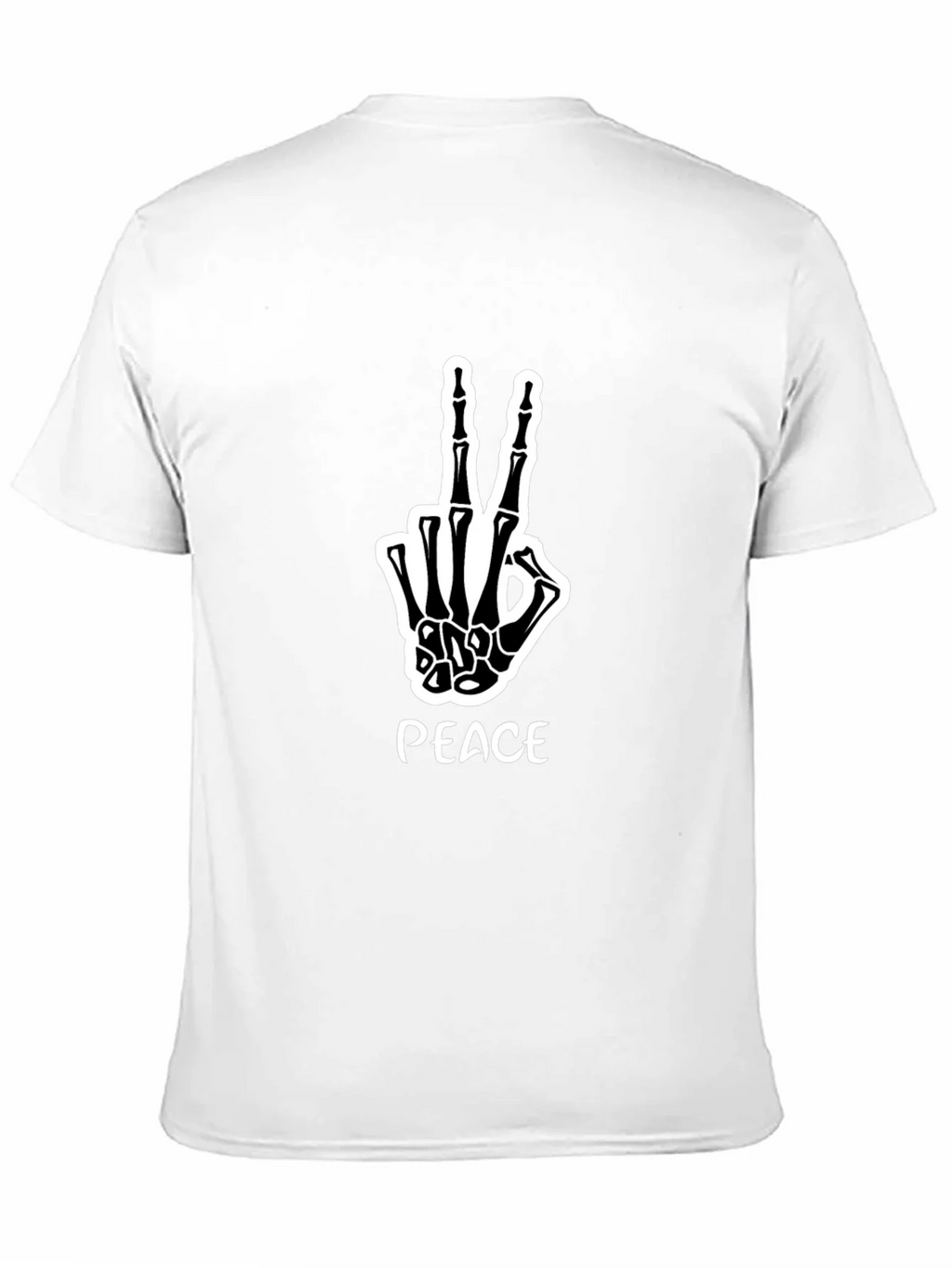 Peace Skeleton Hand Graphic Tee product image 10