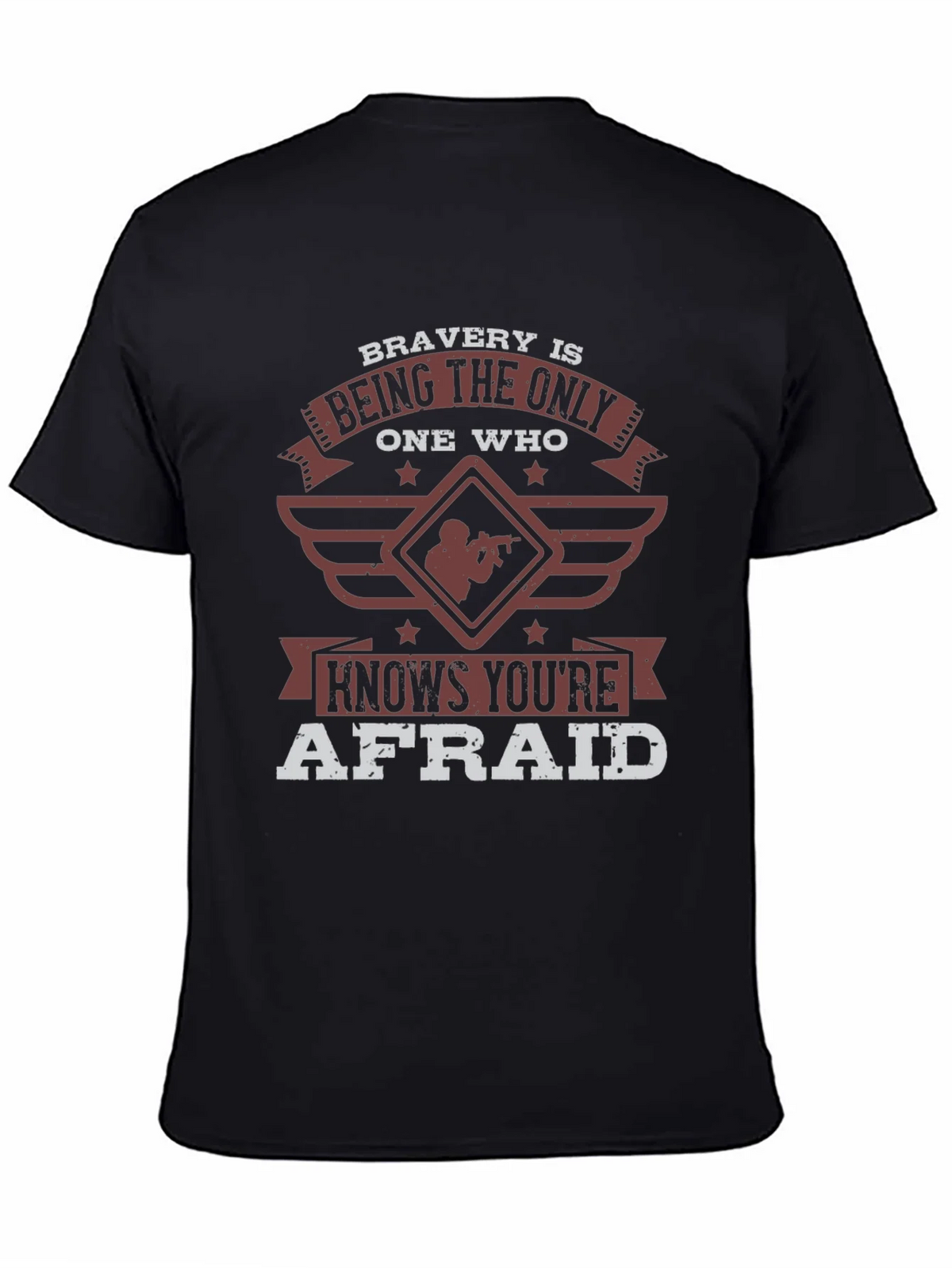 Bravery Shirt: Military-Themed Graphic Tee product image 4