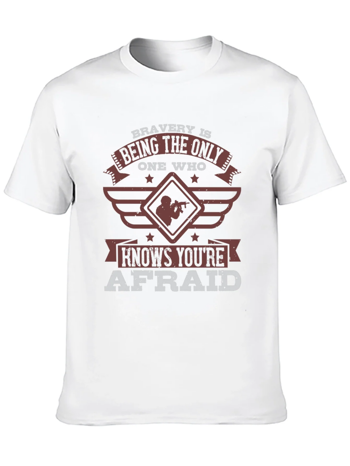 Bravery Shirt: Military-Themed Graphic Tee product image 9