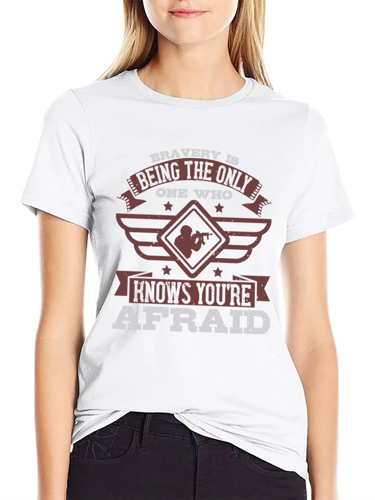 Bravery Shirt: Military-Themed Graphic Tee product image 8