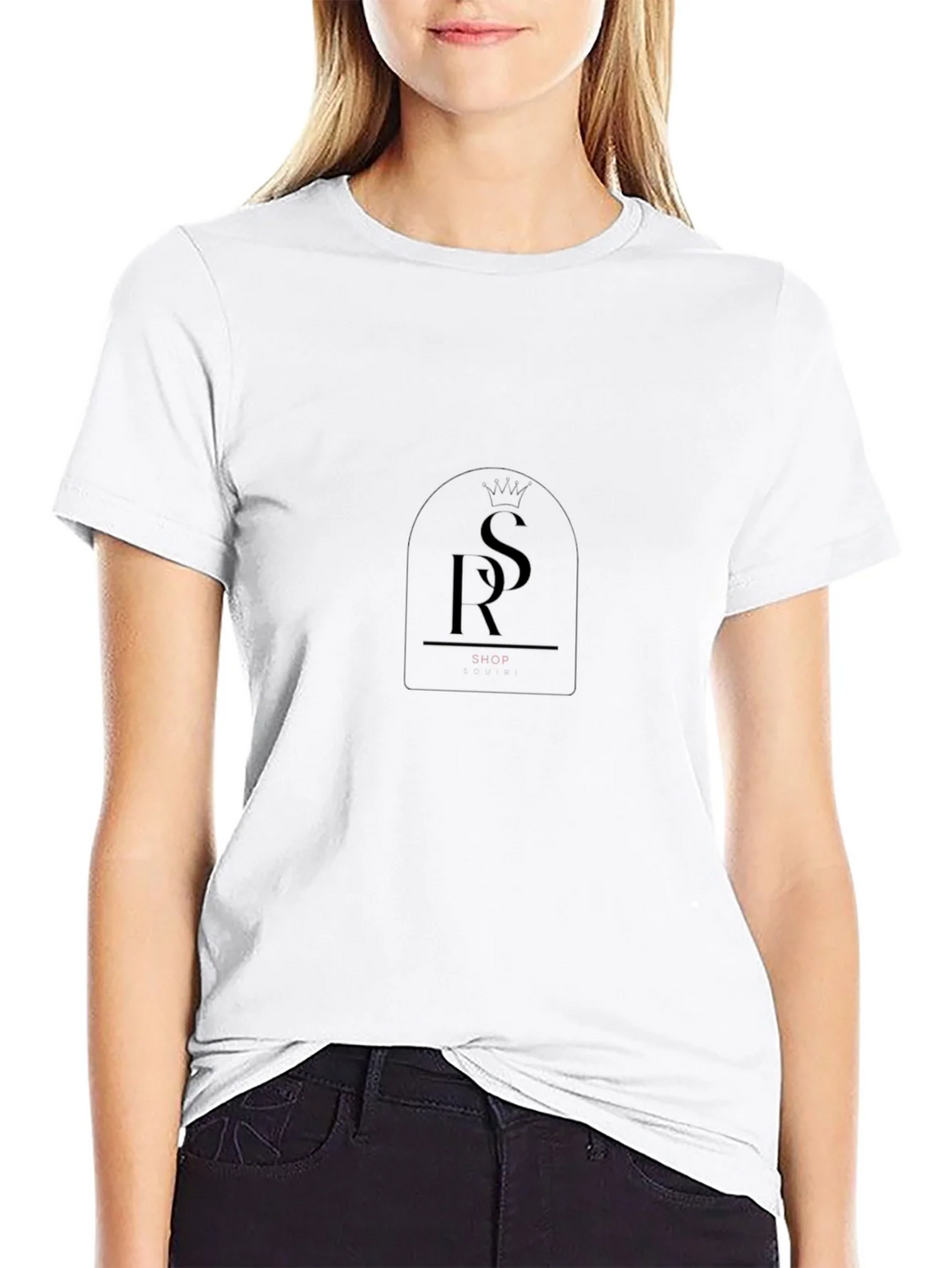 Modern Black SR Shop Graphic Tee product image 7