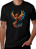 Phoenix Graphic Tee - Black Cotton T-Shirt product image 1