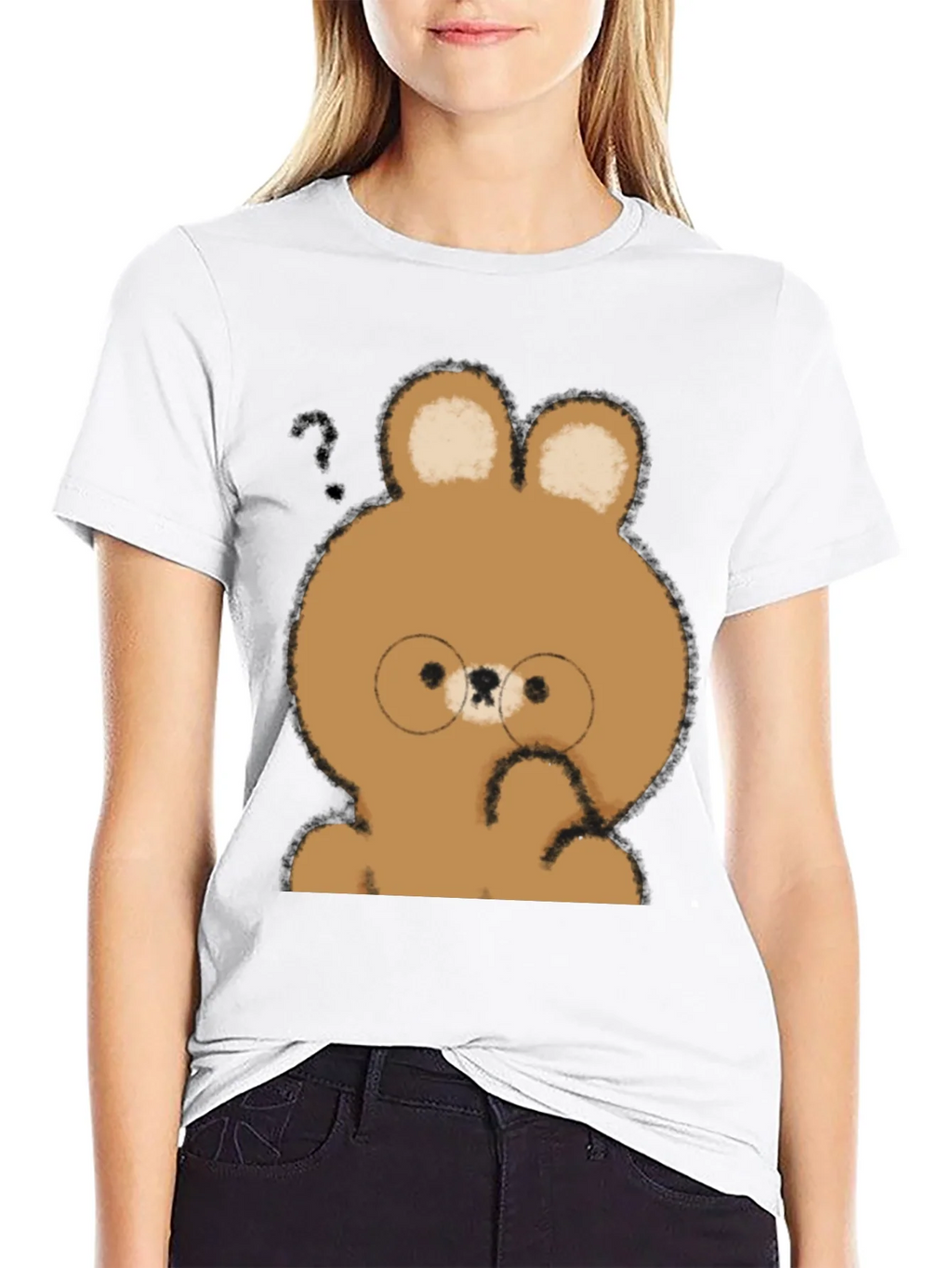 Cute Cartoon Bear T-Shirt - Unisex Soft Cotton Tee product image 7
