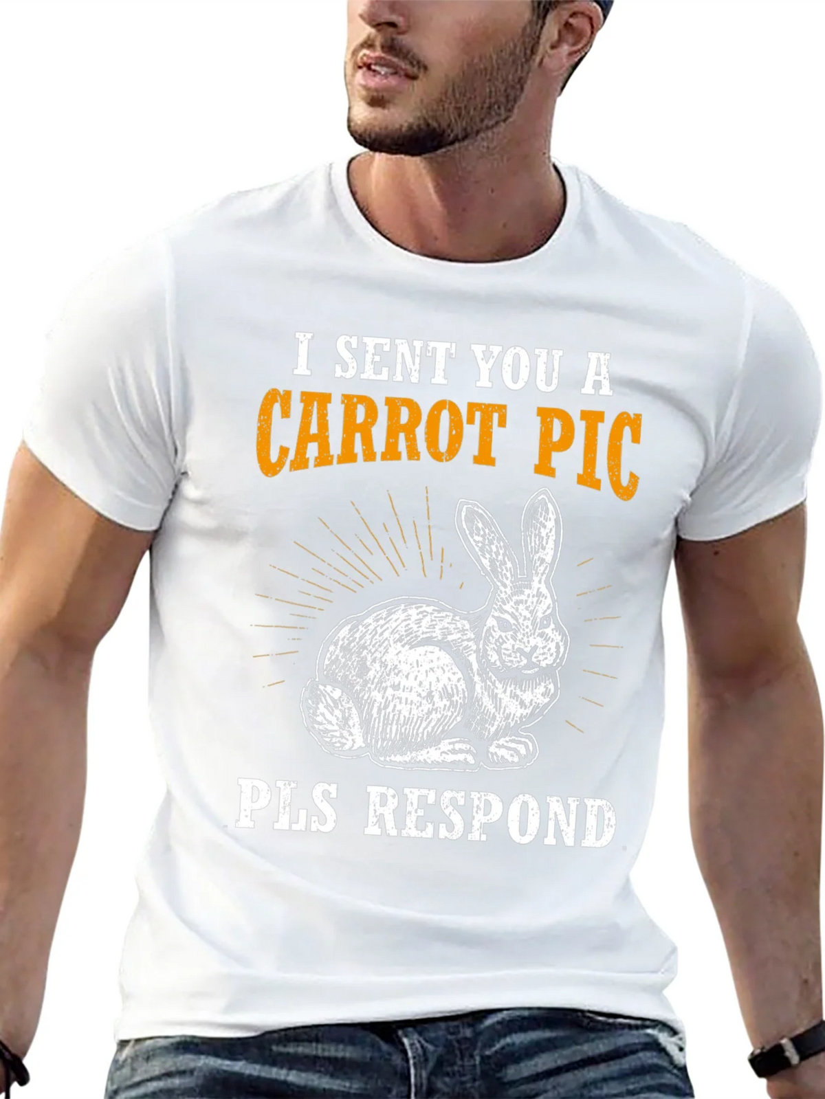 Carrot Pic Bunny Tee - Please Respond Funny T-Shirt product image 11