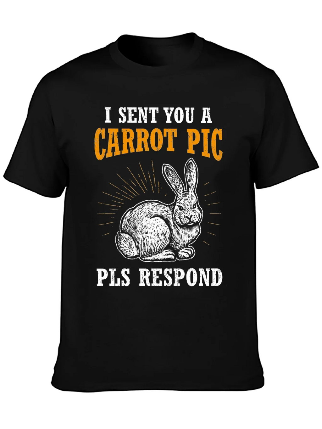 Carrot Pic Bunny Tee - Please Respond Funny T-Shirt product image 2