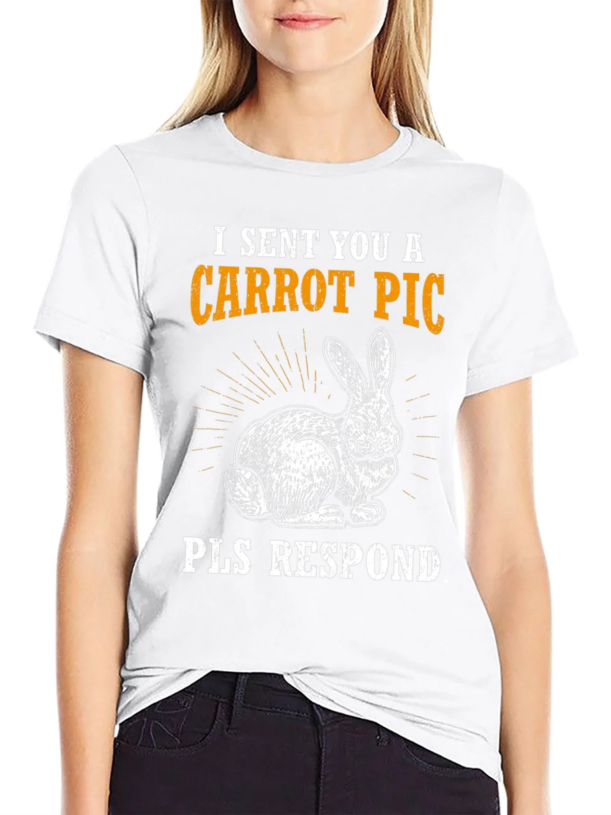 Carrot Pic Bunny Tee - Please Respond Funny T-Shirt product image 7