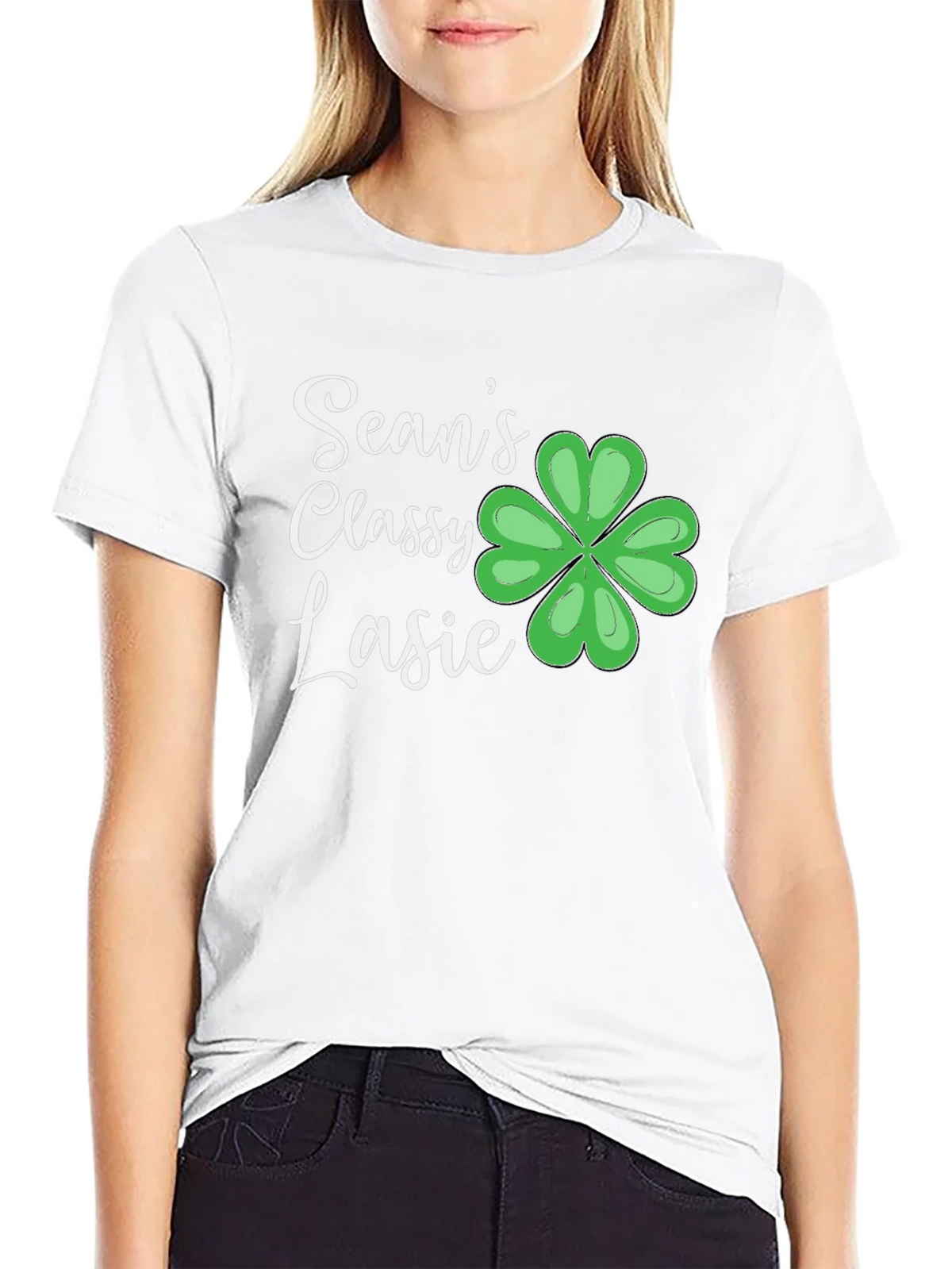 Seans Classy Lassie Shamrock T-Shirt product image 8