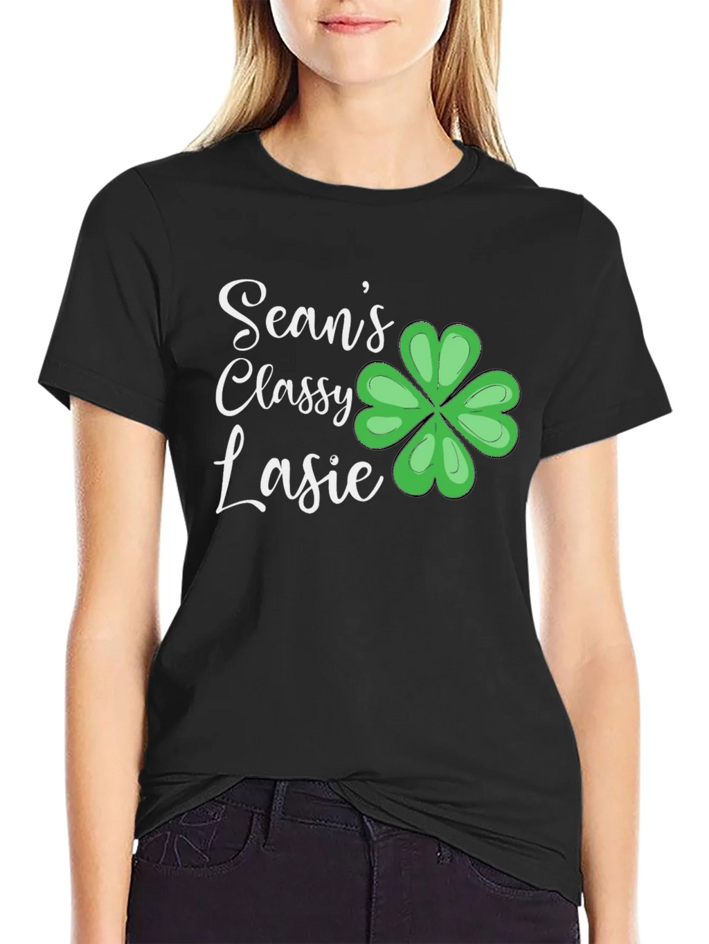 Seans Classy Lassie Shamrock T-Shirt product image 2
