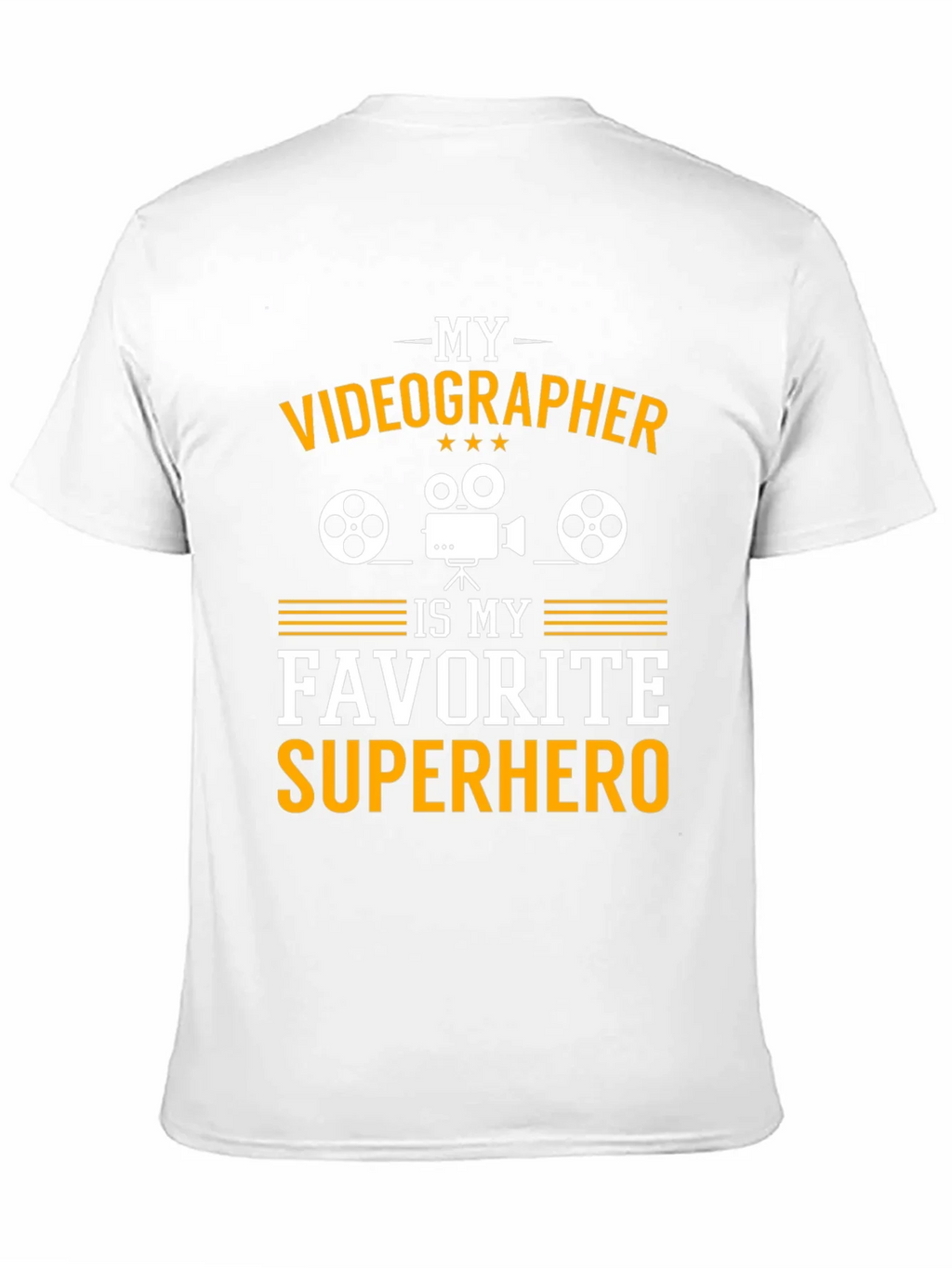 Videographer Superhero Graphic Tee - Black product image 10