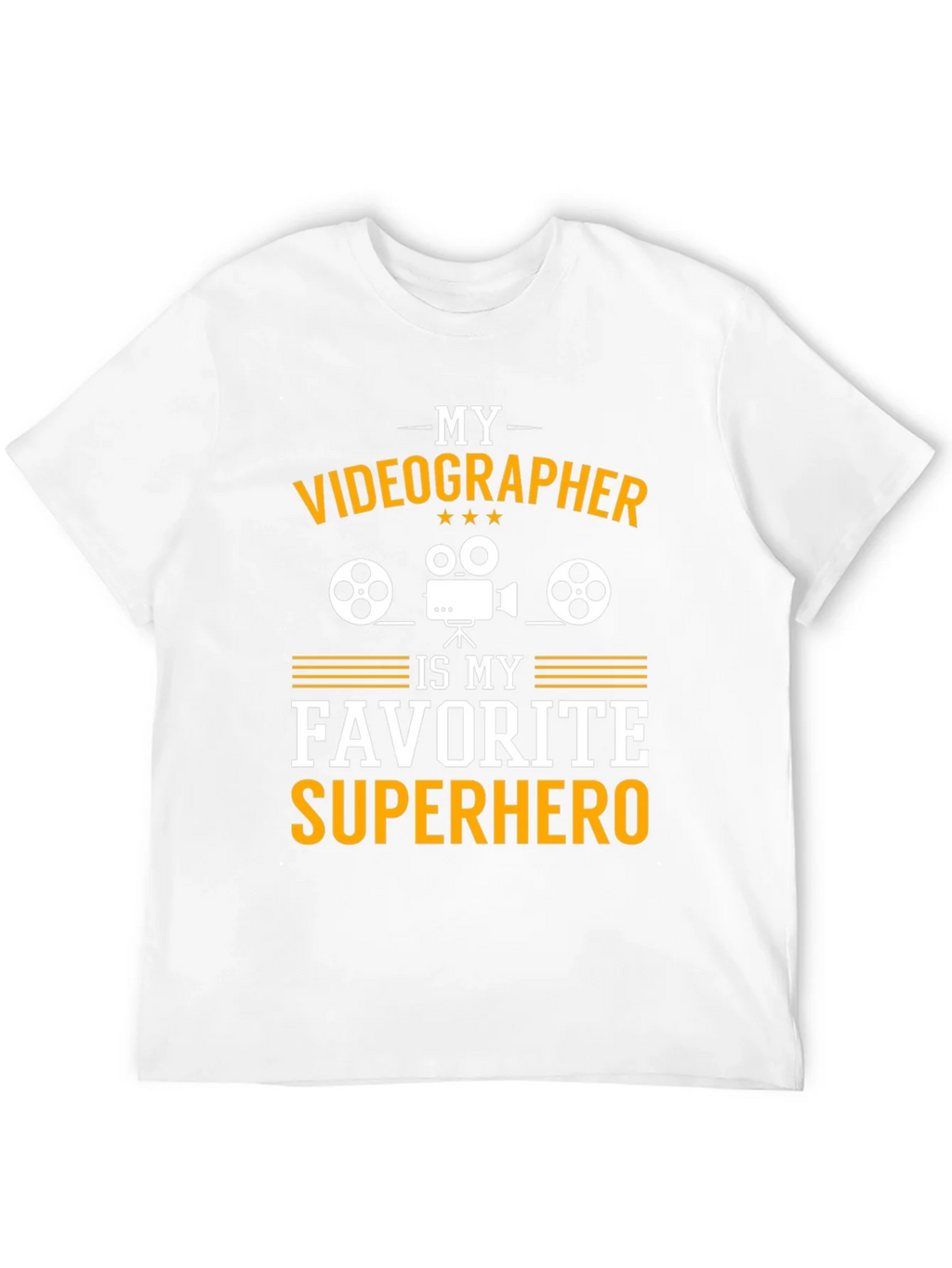 Videographer Superhero Graphic Tee - Black product image 11