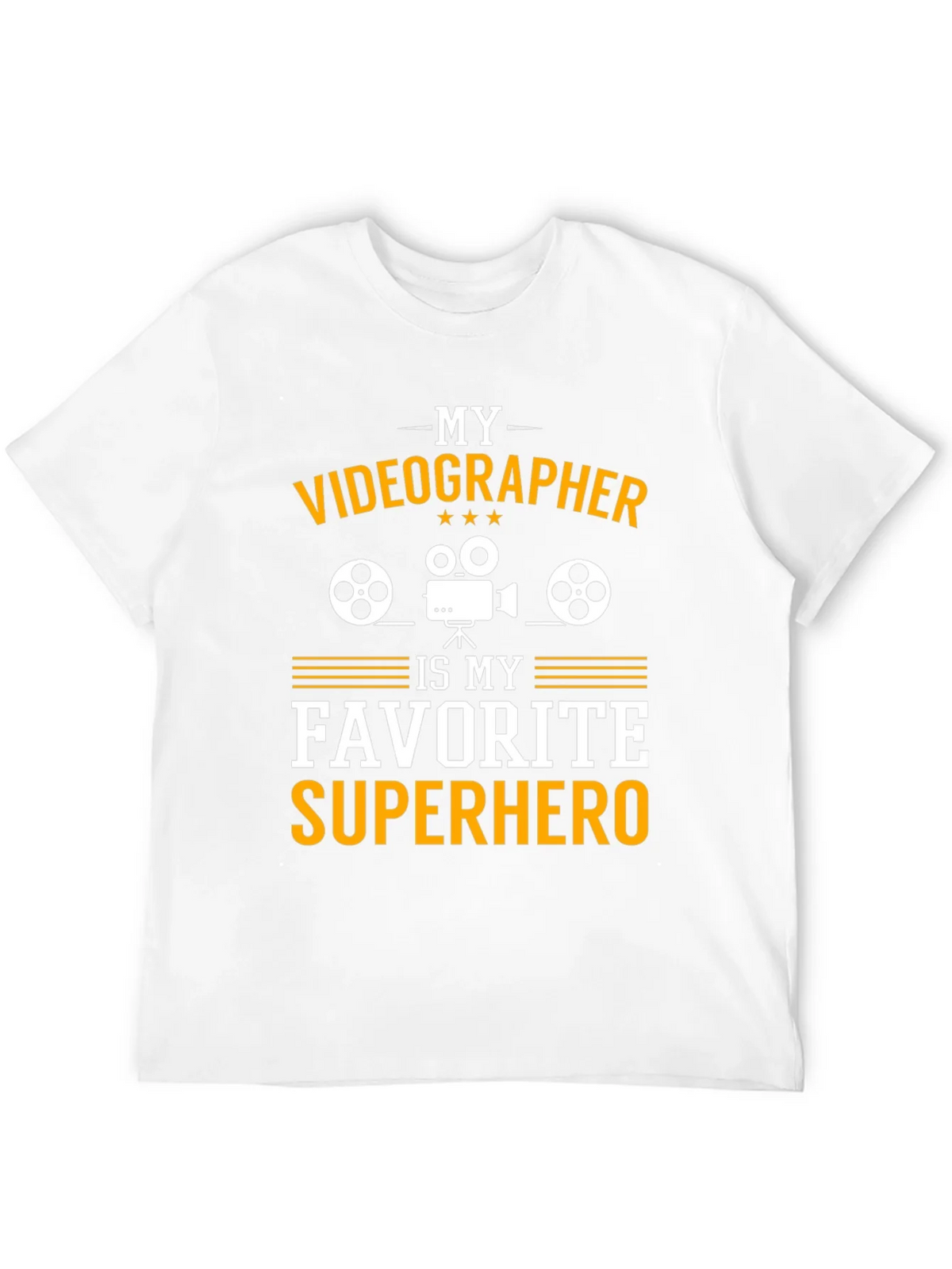 Videographer Superhero Graphic Tee - Black product image 11