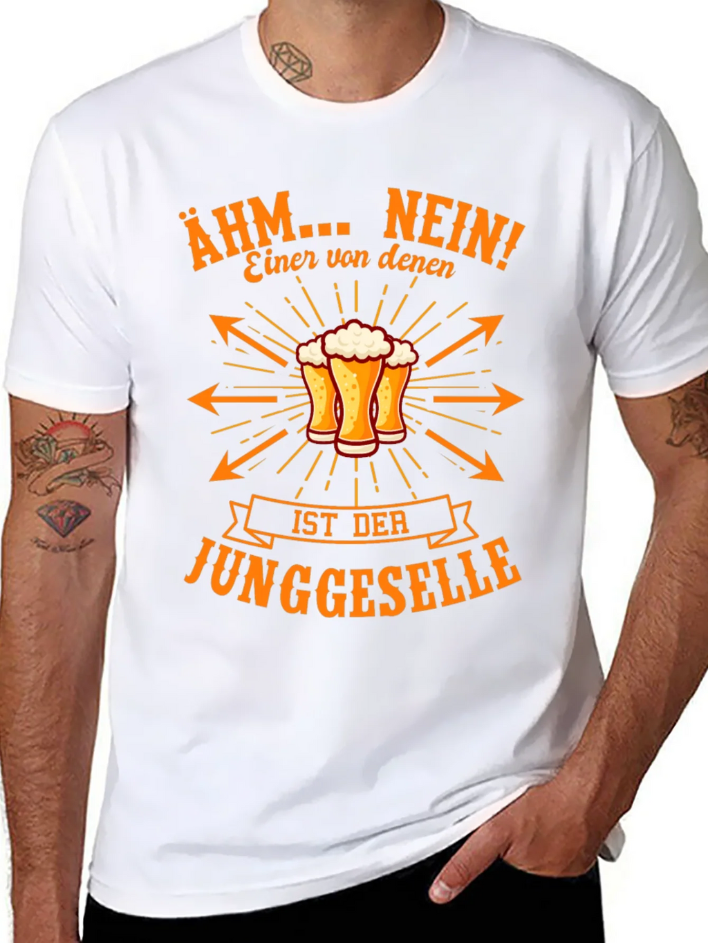 Ähm... Nein! Bachelor Party T-Shirt product image 7