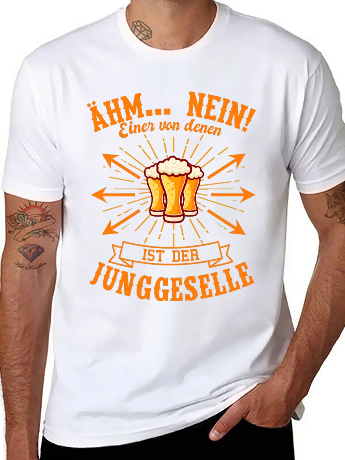 Ähm... Nein! Bachelor Party T-Shirt product image 7
