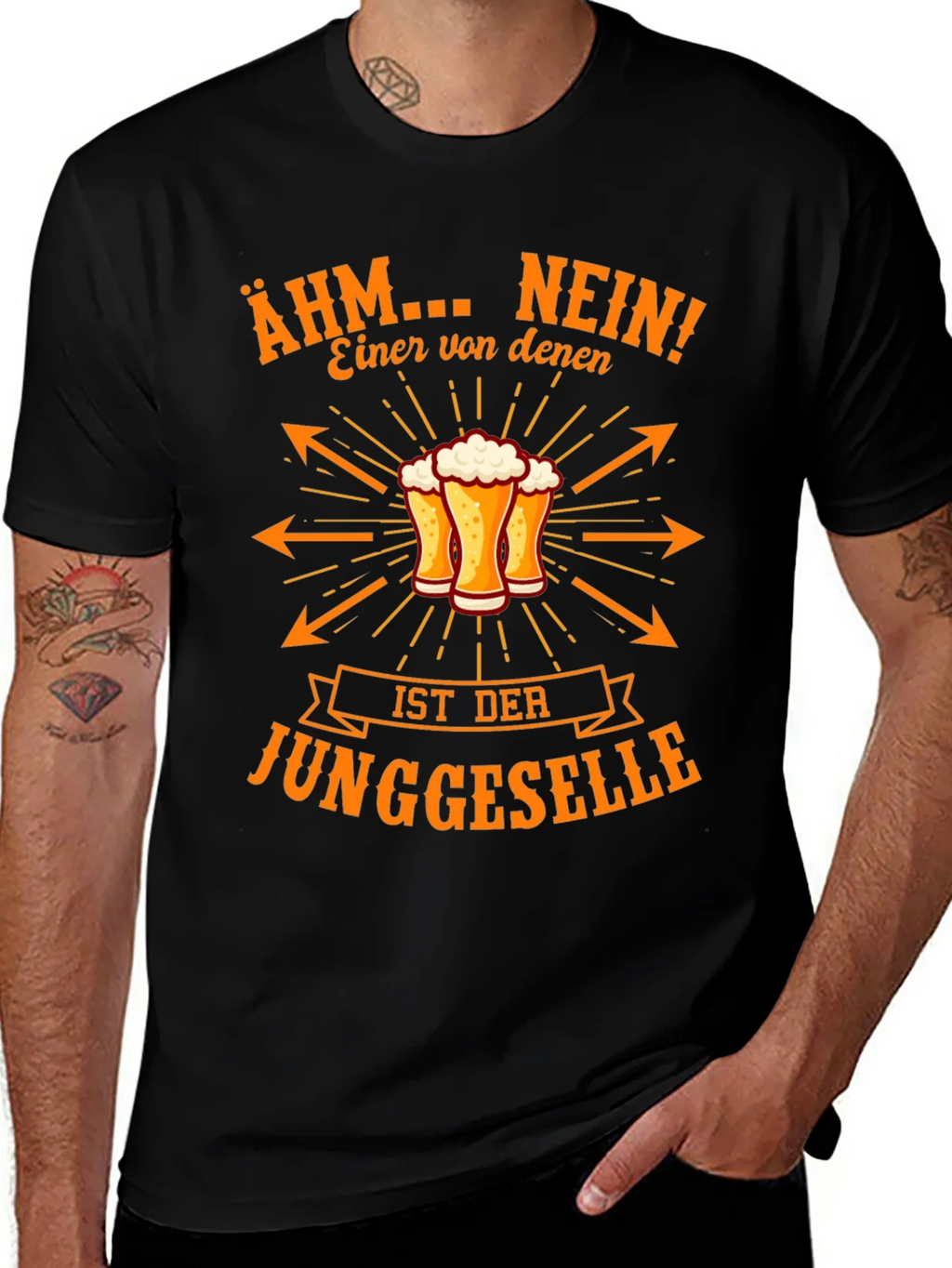 Ähm... Nein! Bachelor Party T-Shirt product image 1