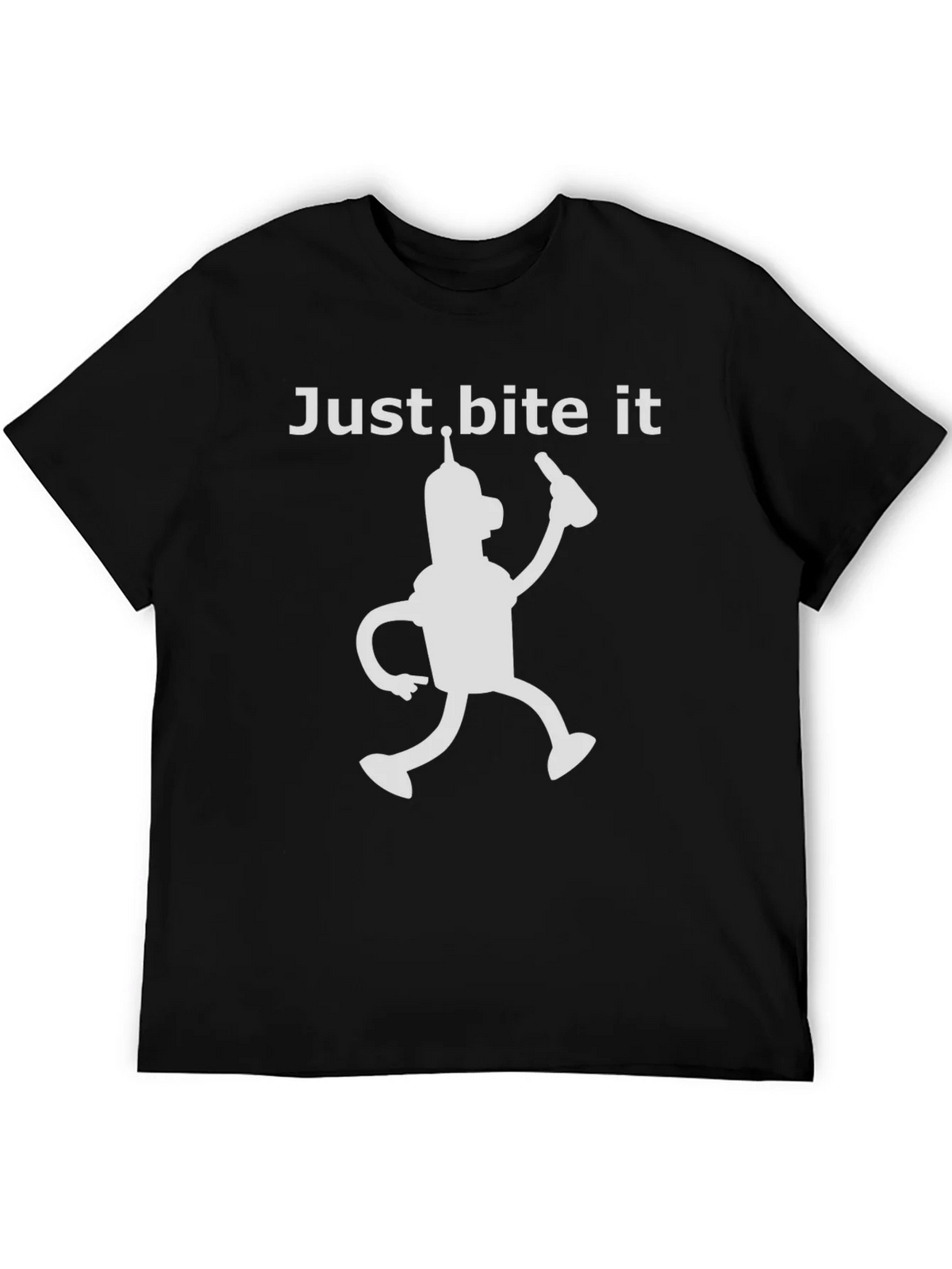Just Bite It Bender T-Shirt - Funny Robot Tee product image 5