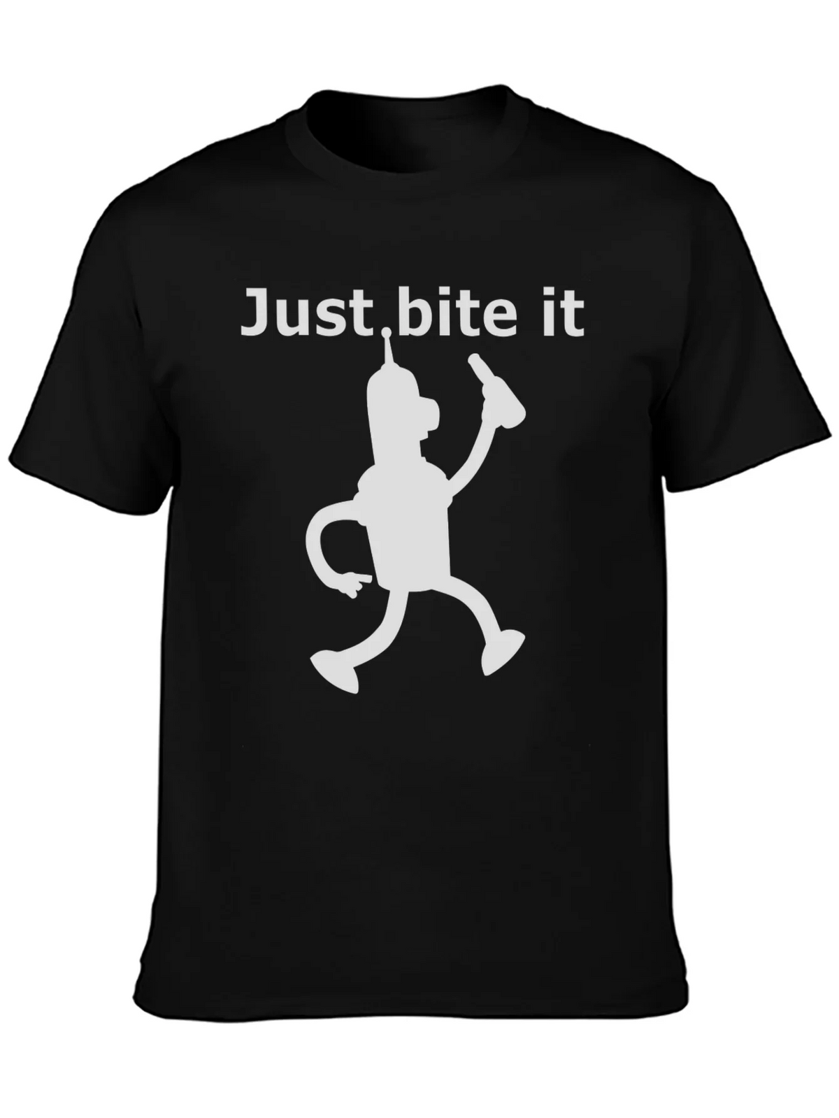Just Bite It Bender T-Shirt - Funny Robot Tee product image 3