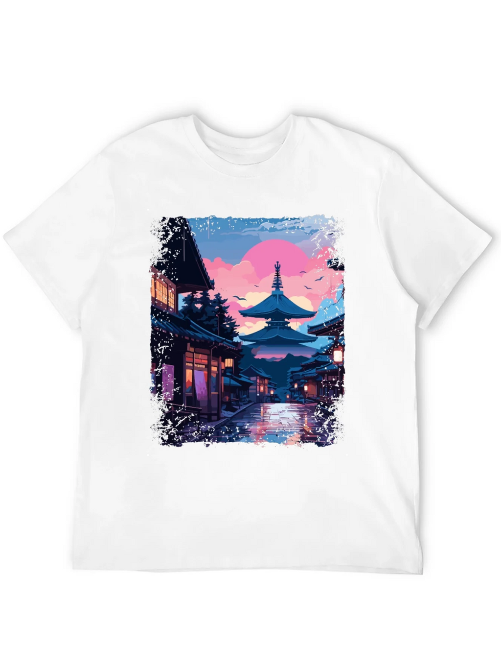 Japanese Pagoda T-Shirt - Artistic Graphic Tee product image 11