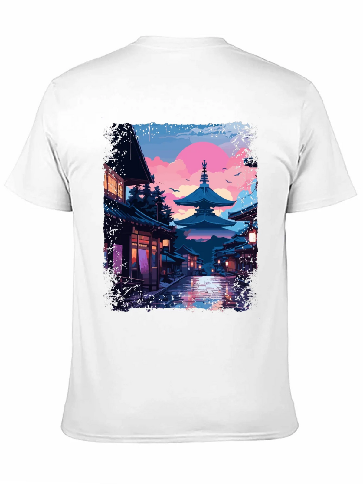 Japanese Pagoda T-Shirt - Artistic Graphic Tee product image 10