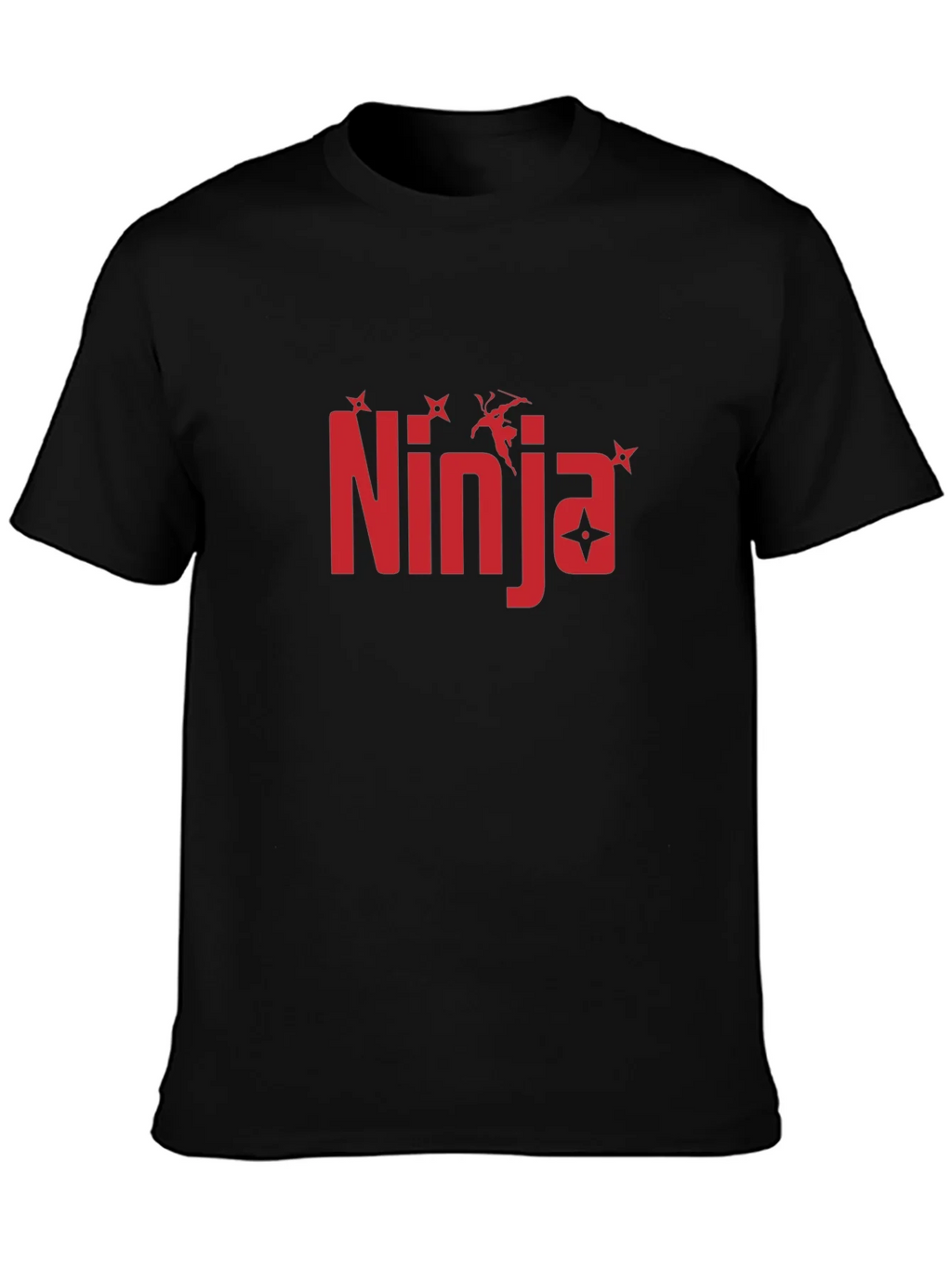Ninja Graphic Print Black T-Shirt product image 3
