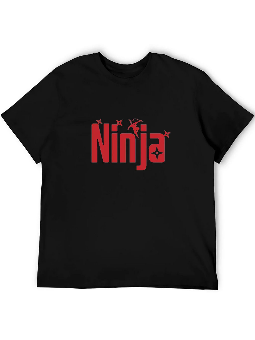 Ninja Graphic Print Black T-Shirt product image 5