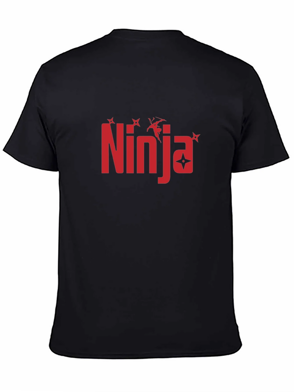 Ninja Graphic Print Black T-Shirt product image 4