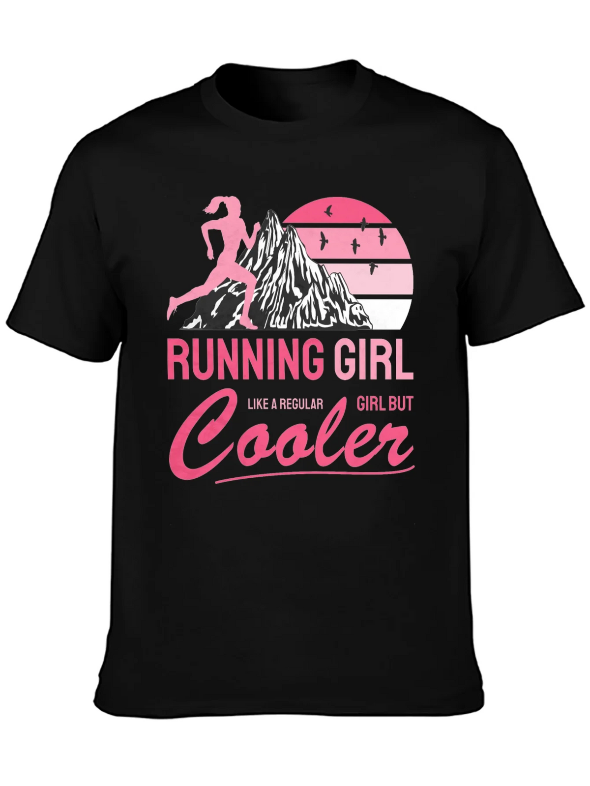 Running Girl T-Shirt - Cool Runner Design product image 3