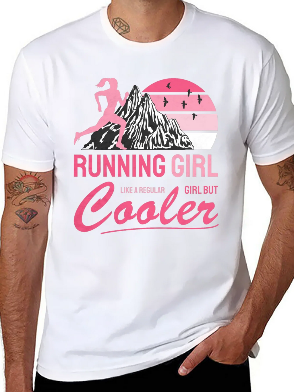 Running Girl T-Shirt - Cool Runner Design product image 7